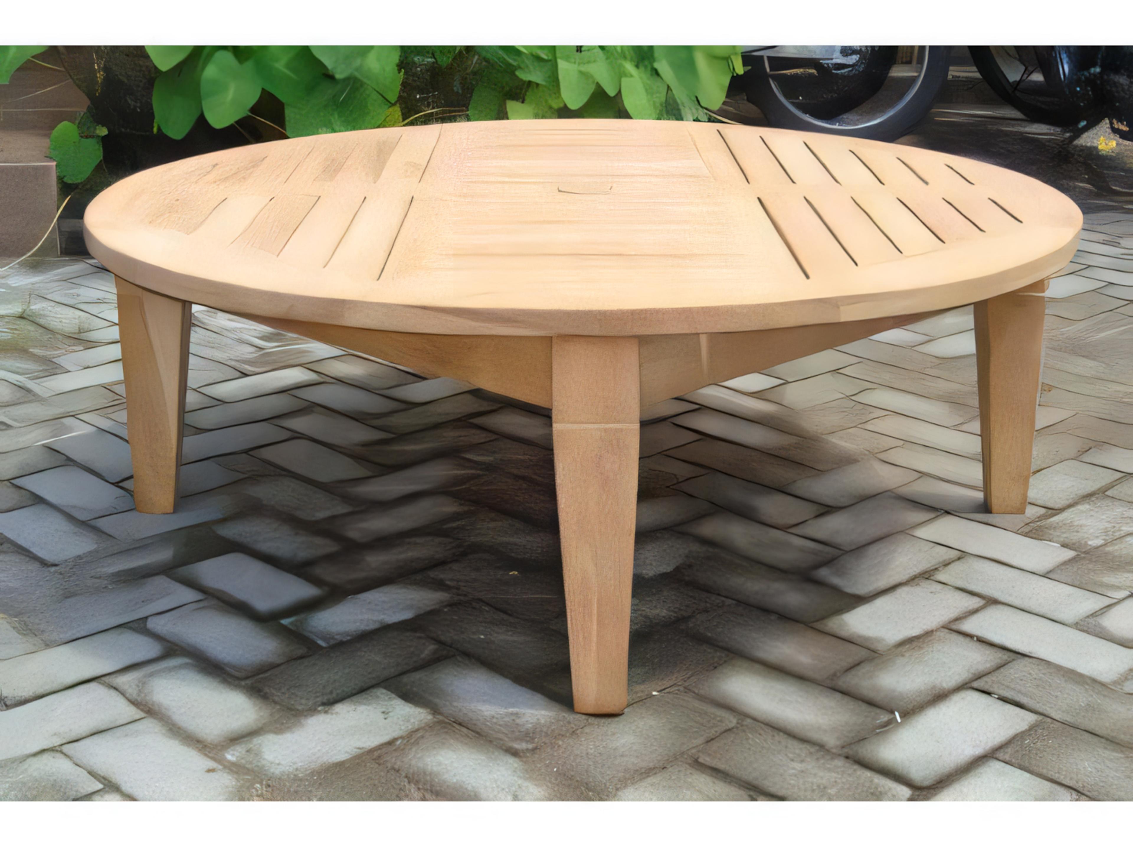 Teak Smith Sack Round Coffee Table
