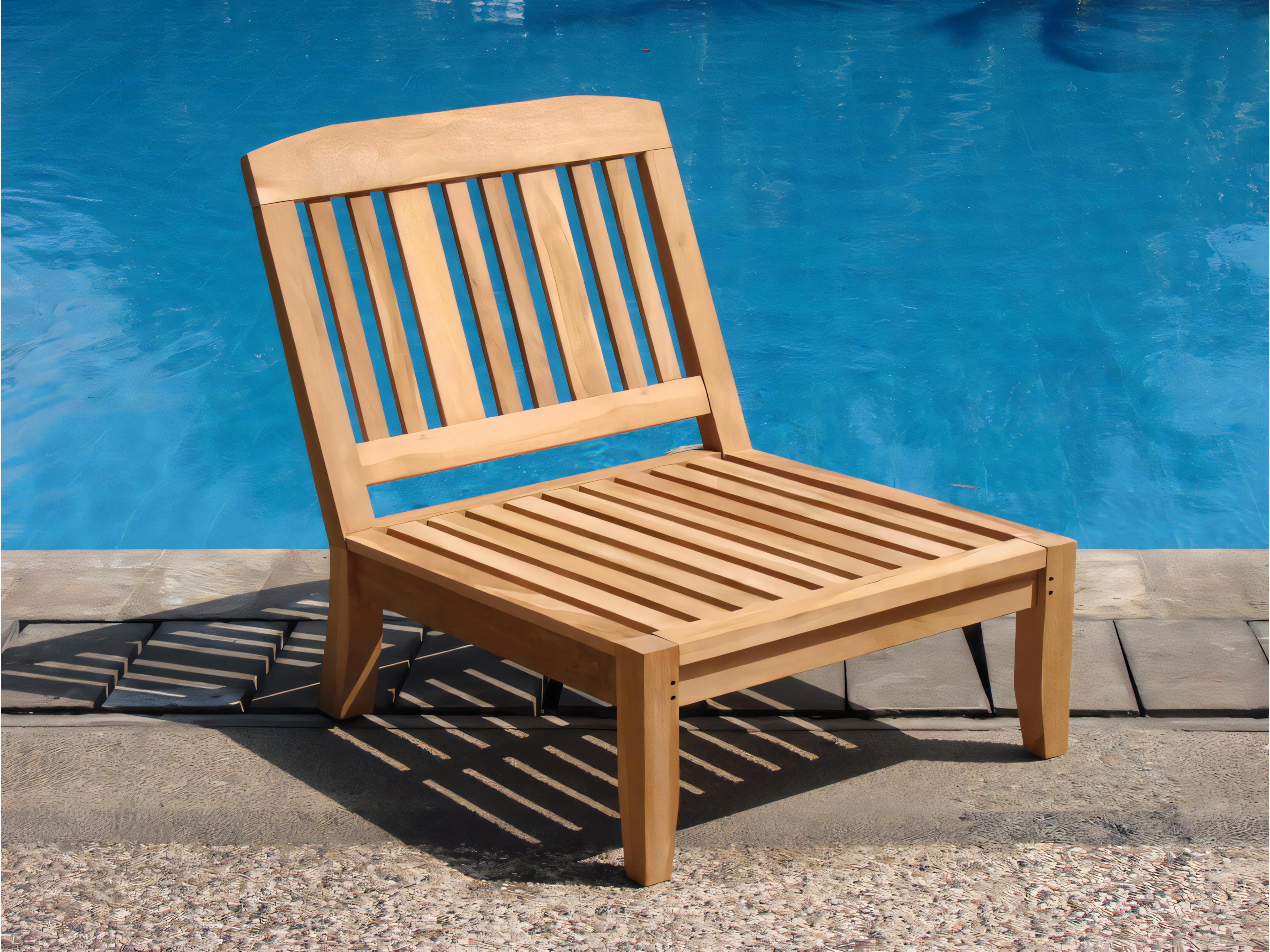 Teak Smith Samurai Armless Chair