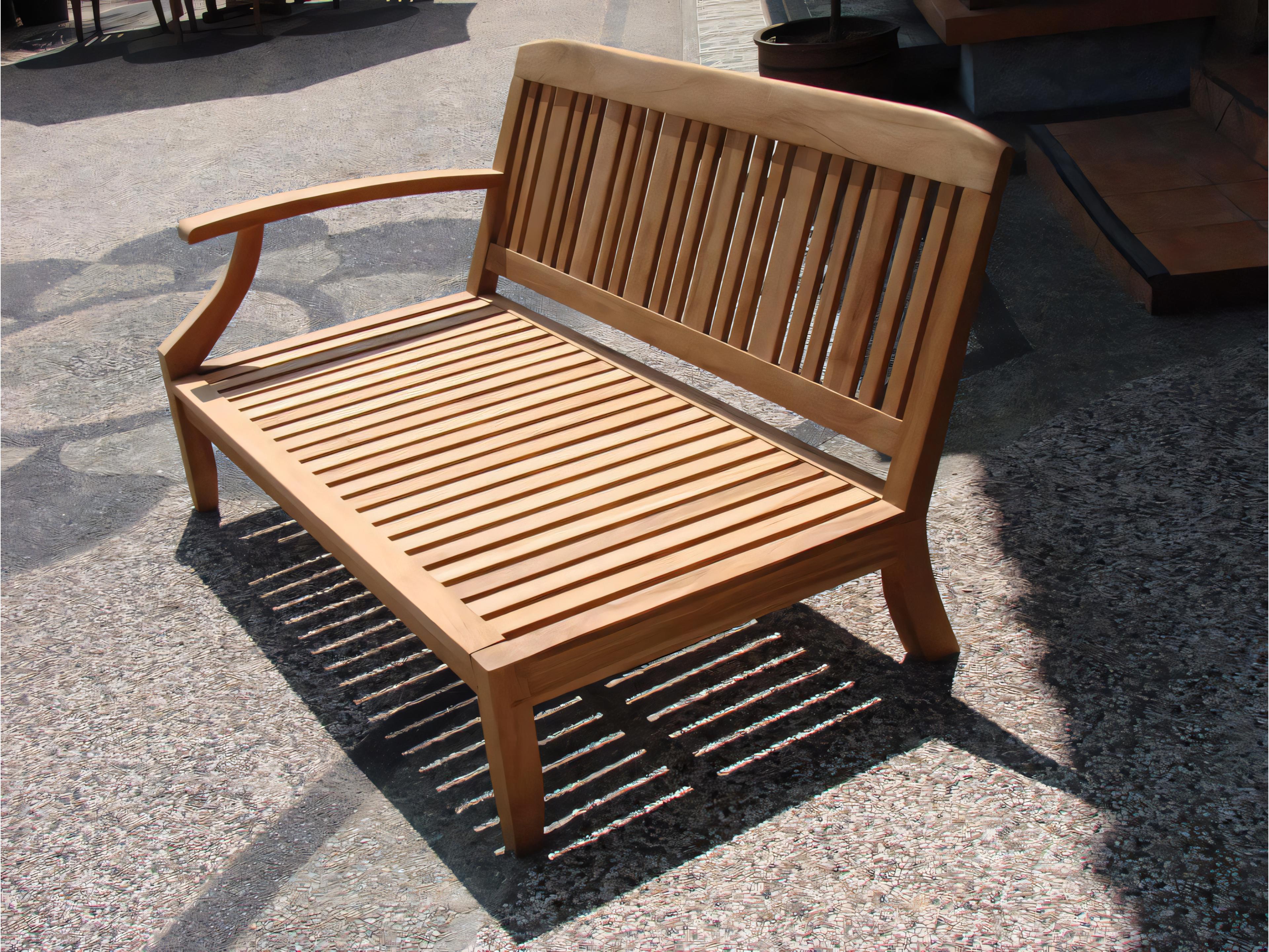 Teak Smith Samurai Sofa Left