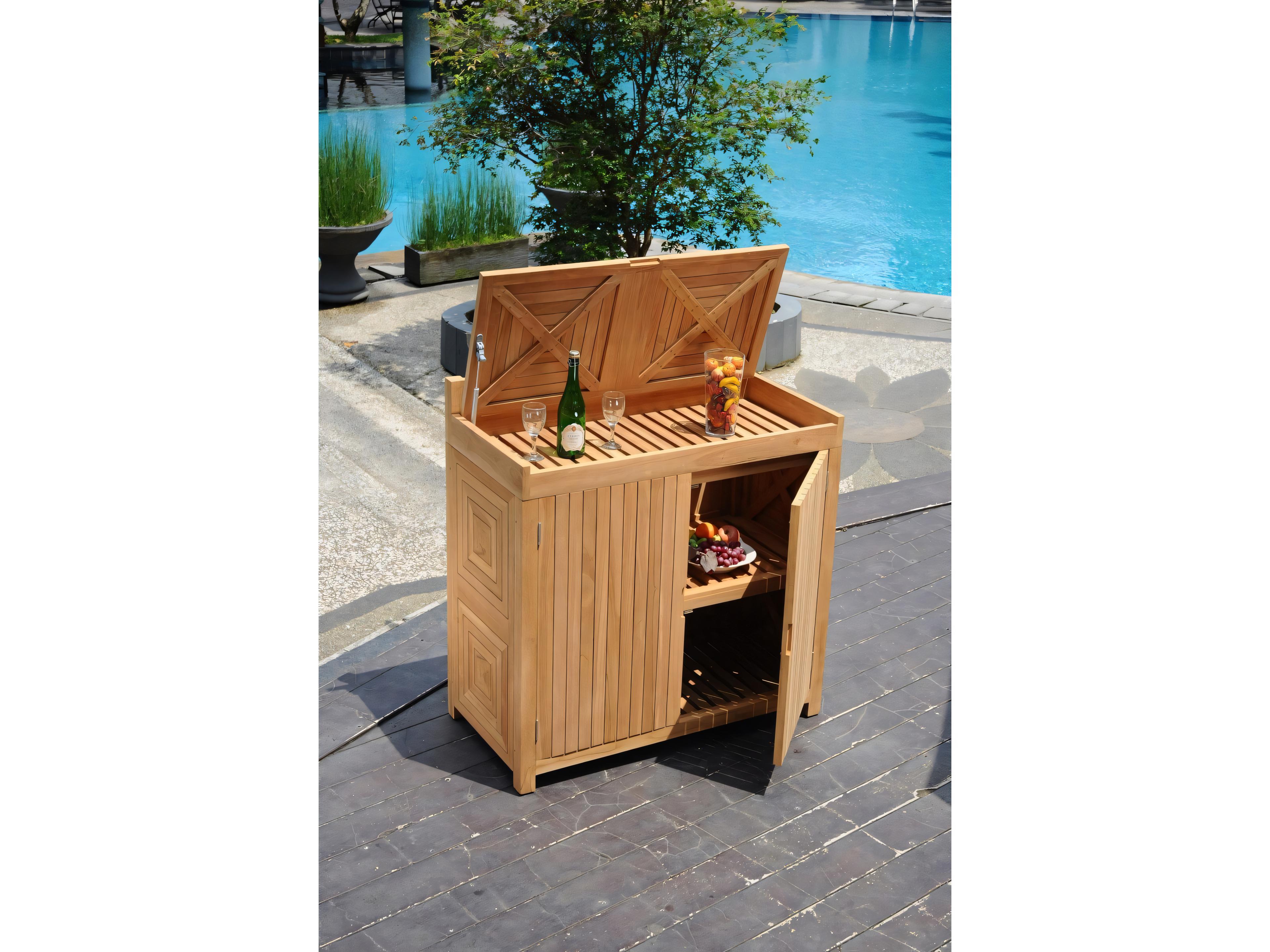 Teak Smith Solvang Teak Storage Cabinet