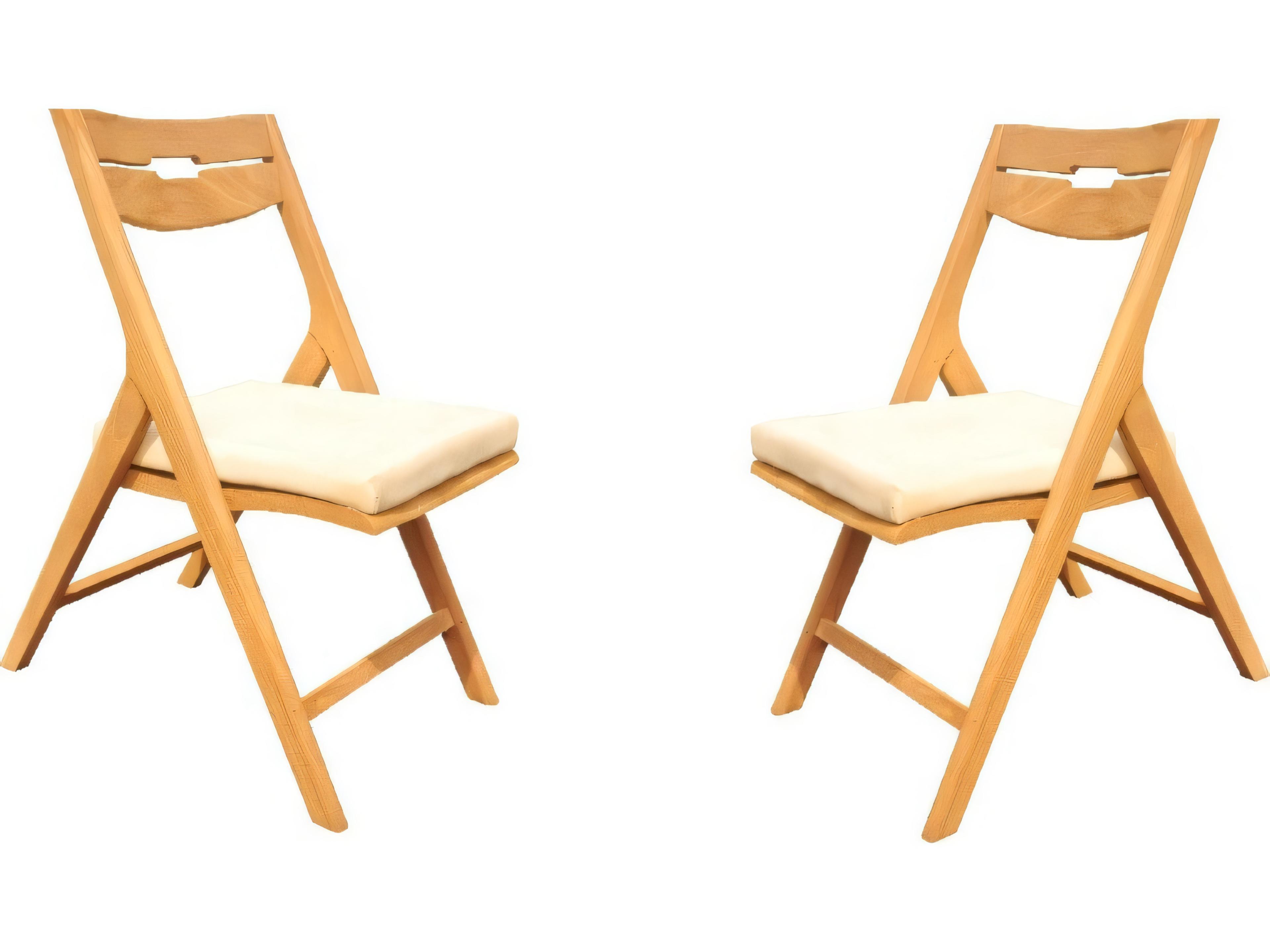 Teak Smith Surfliner Folding Reclining Dining Arm Chair