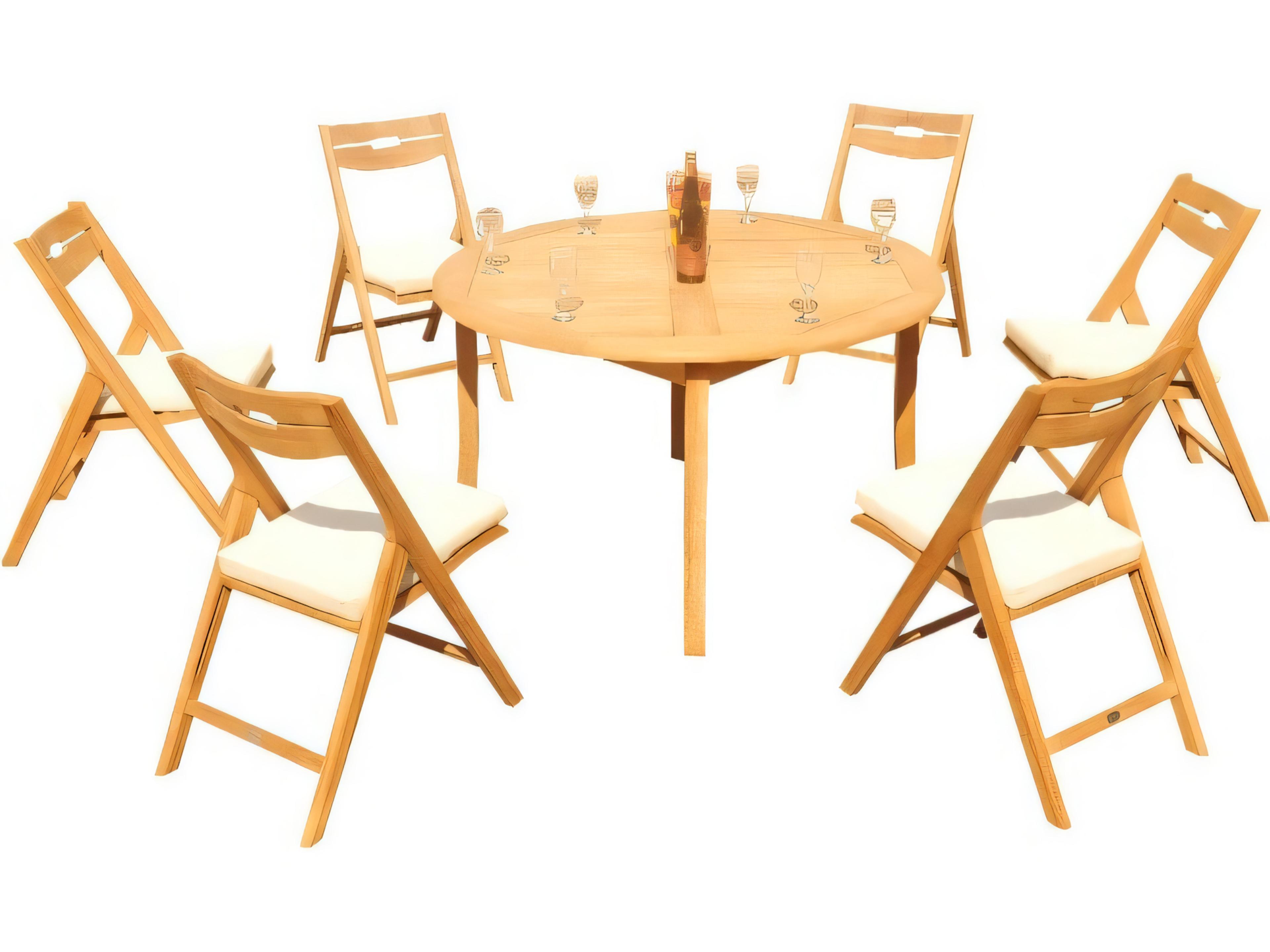 Teak Smith Surfliner Folding Reclining Dining Arm Chair