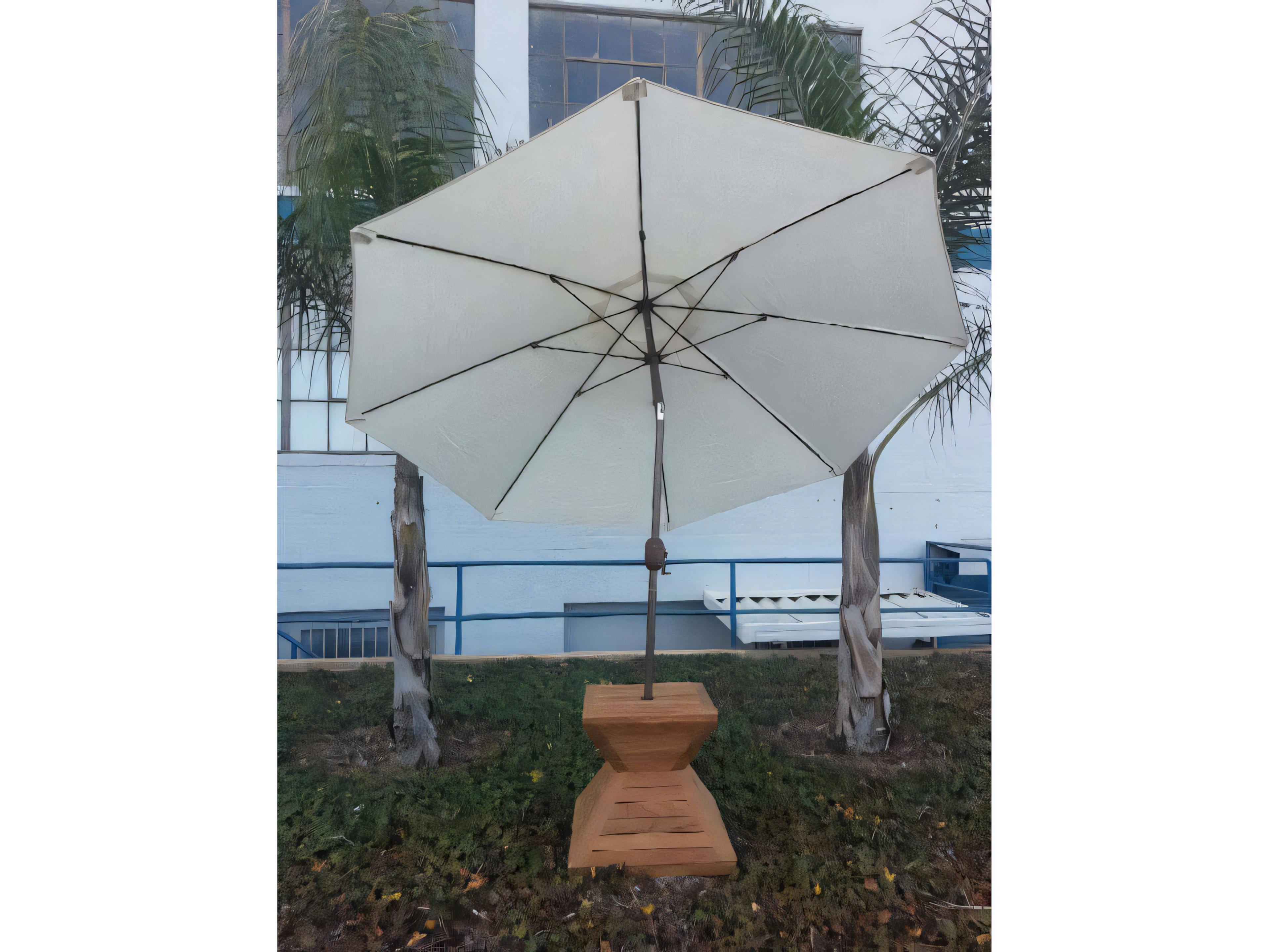 Teak Smith Teak Pyramid Umbrella Base Cover