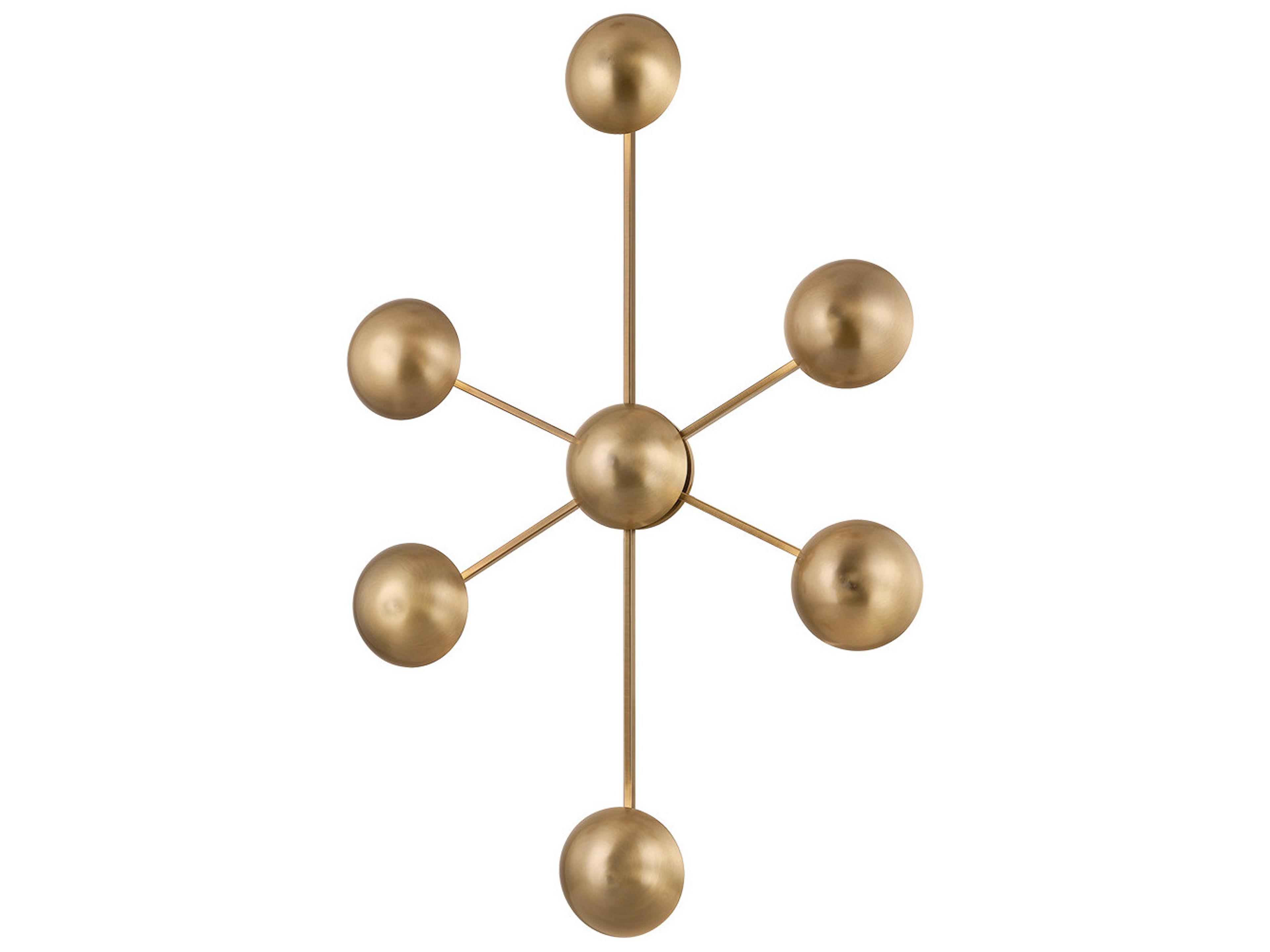 Giovanni 6-Light Patina Brass Wall Sconce