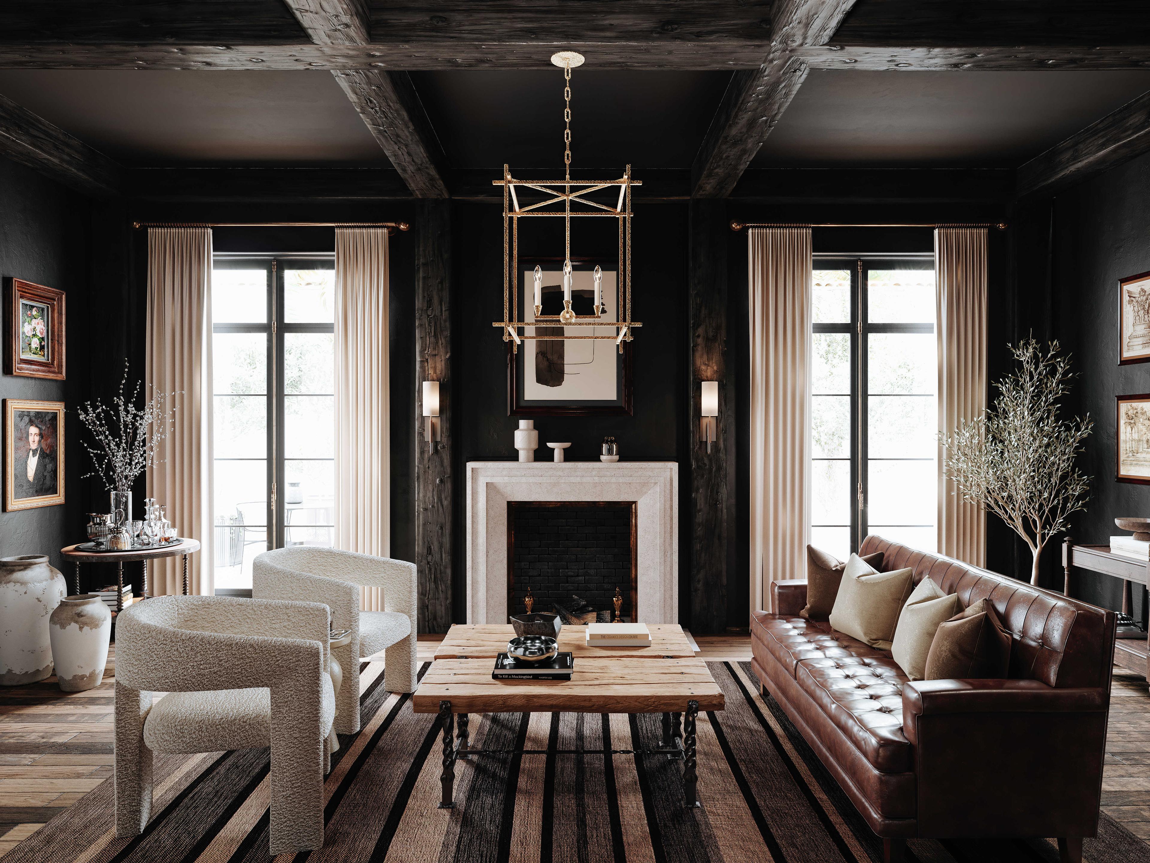 Troy Lighting Cosmo 1-Light Black Wall Sconce