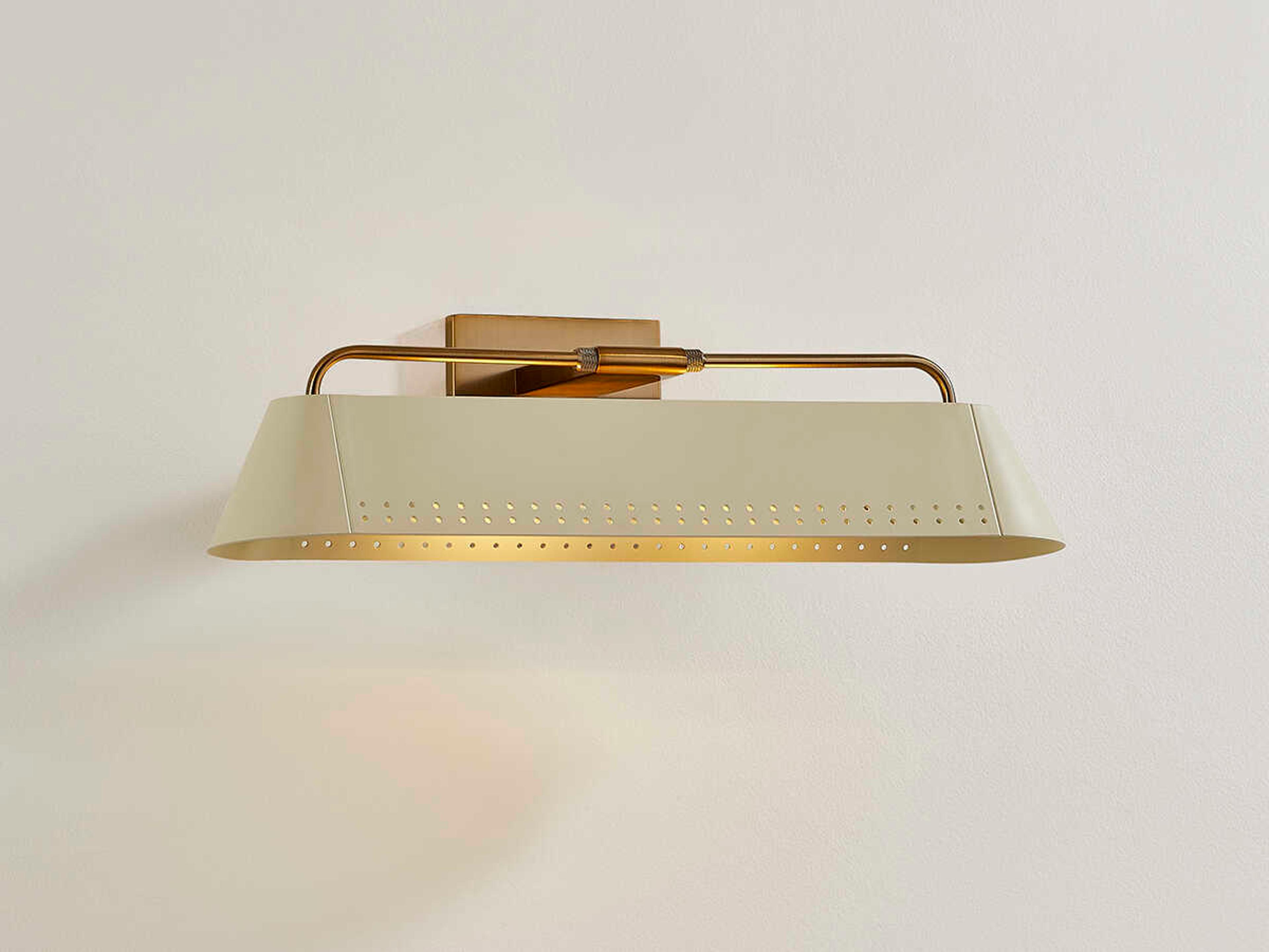 Troy Lighting Rowan 2-Light Patina Brass Soft Sand Picture Light