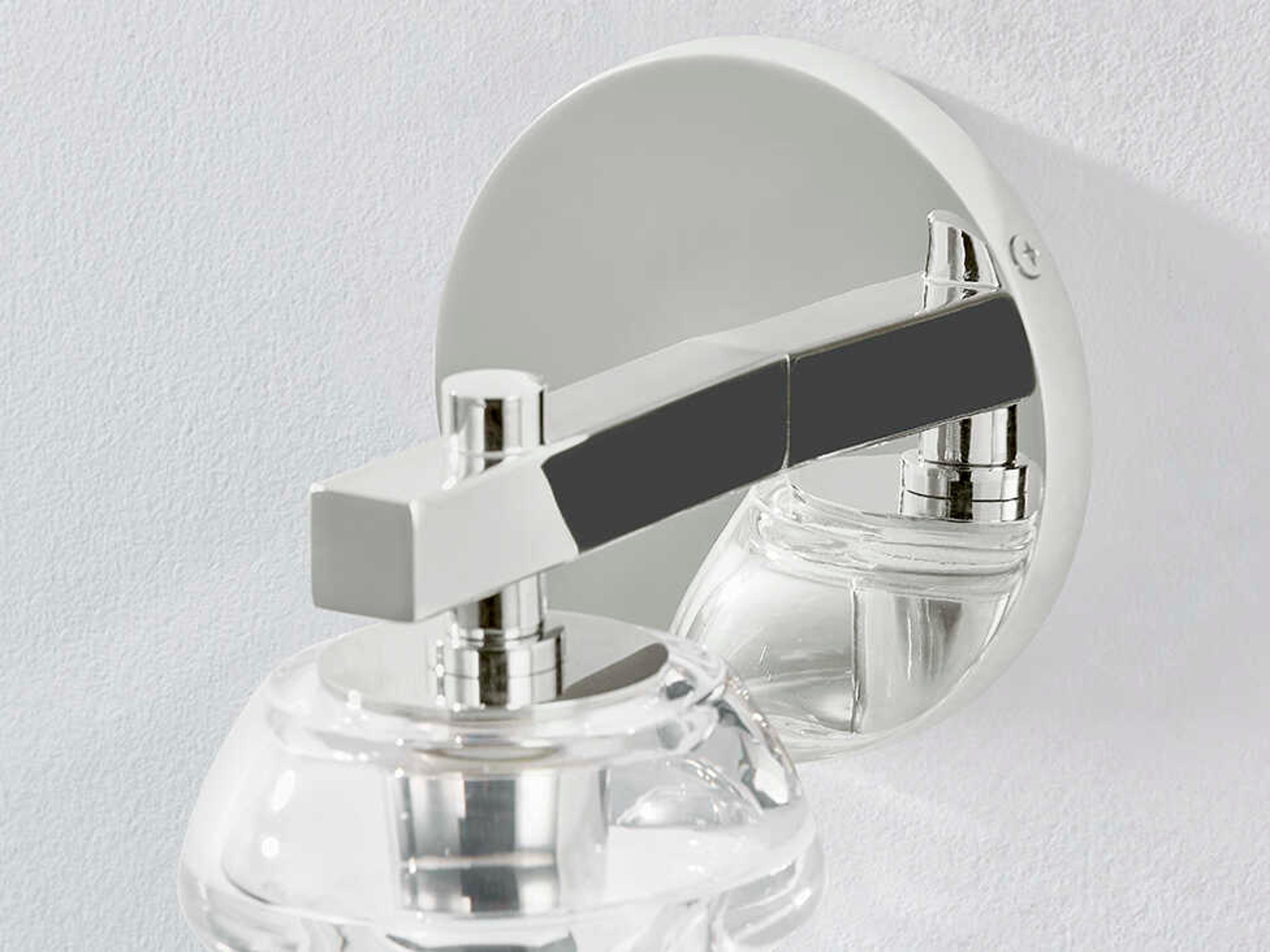 Troy Lighting Trey 1-Light Polished Nickel Wall Sconce