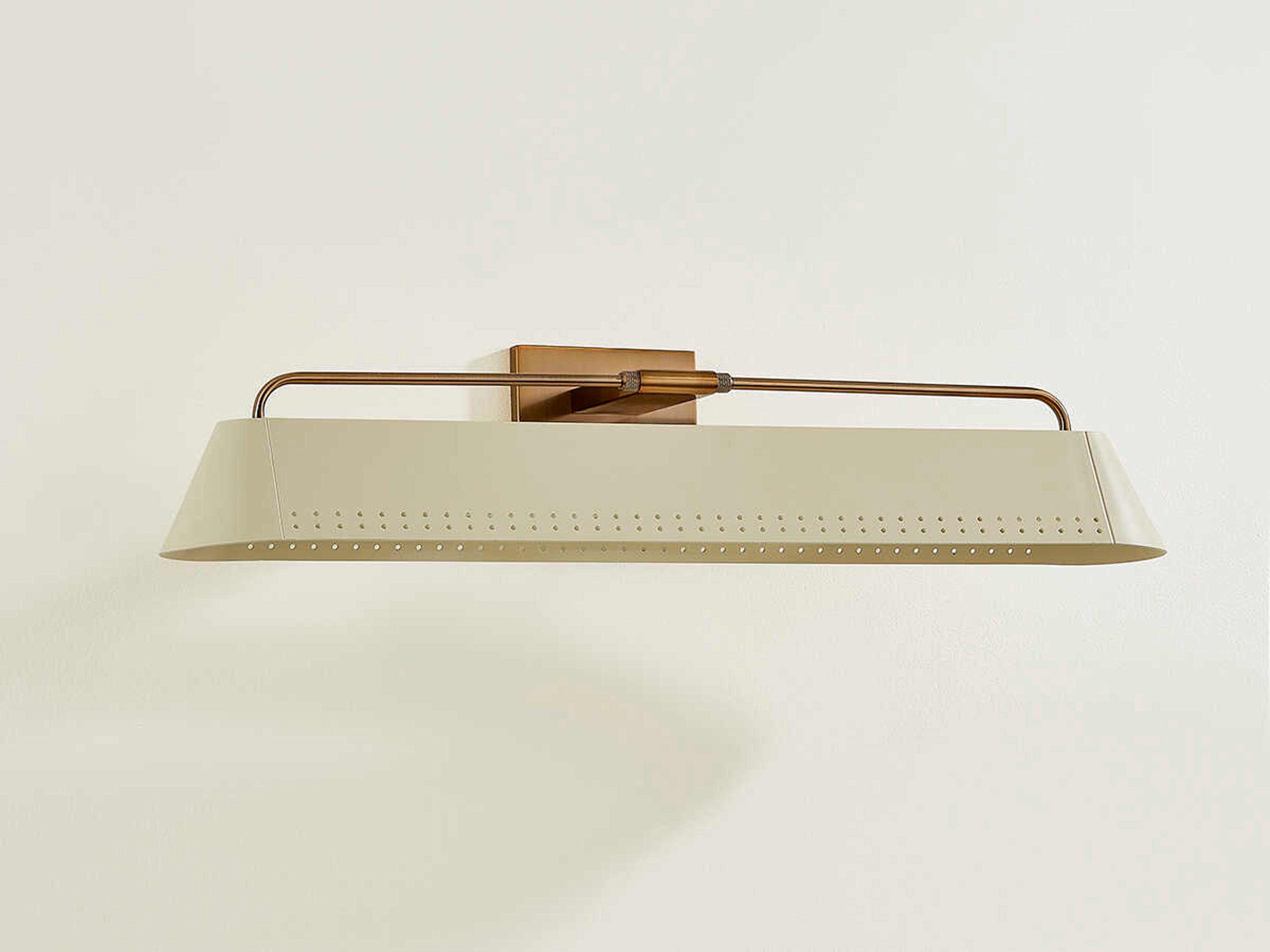 Troy Lighting Rowan 2-Light Patina Brass Soft Sand Picture Light