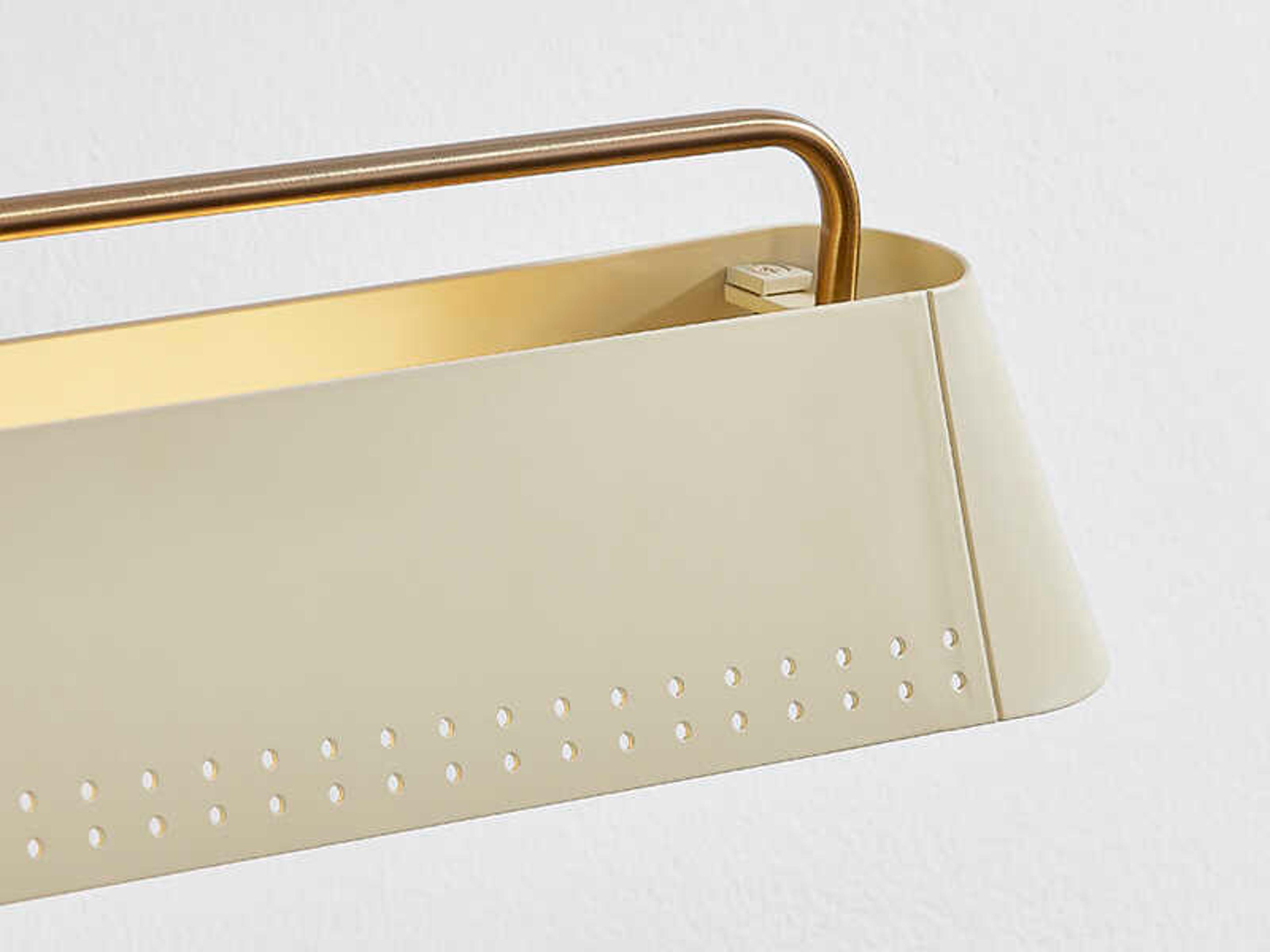 Troy Lighting Rowan 2-Light Patina Brass Soft Sand Picture Light