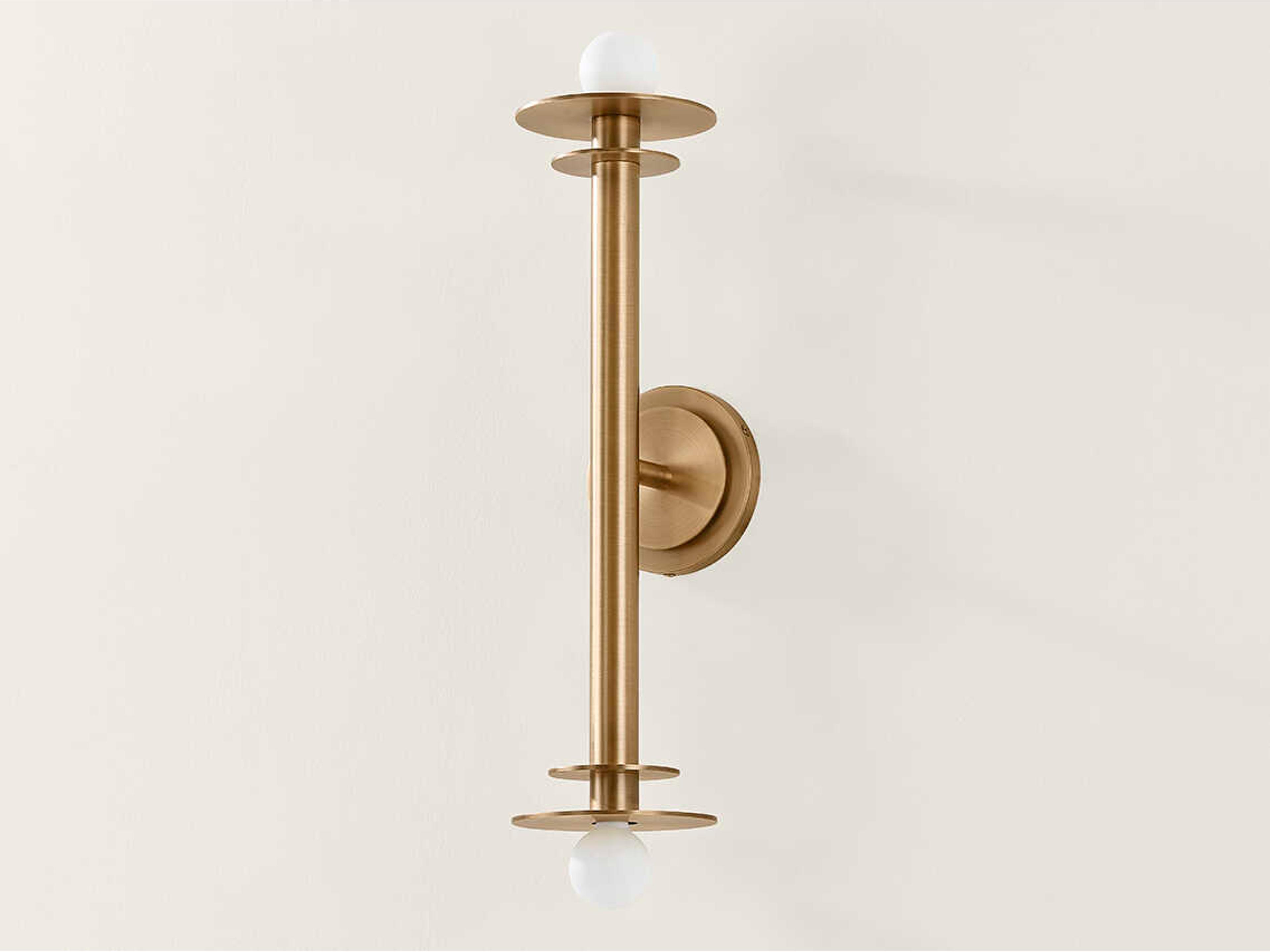 Troy Lighting Arley 2-Light Patina Brass Wall Sconce