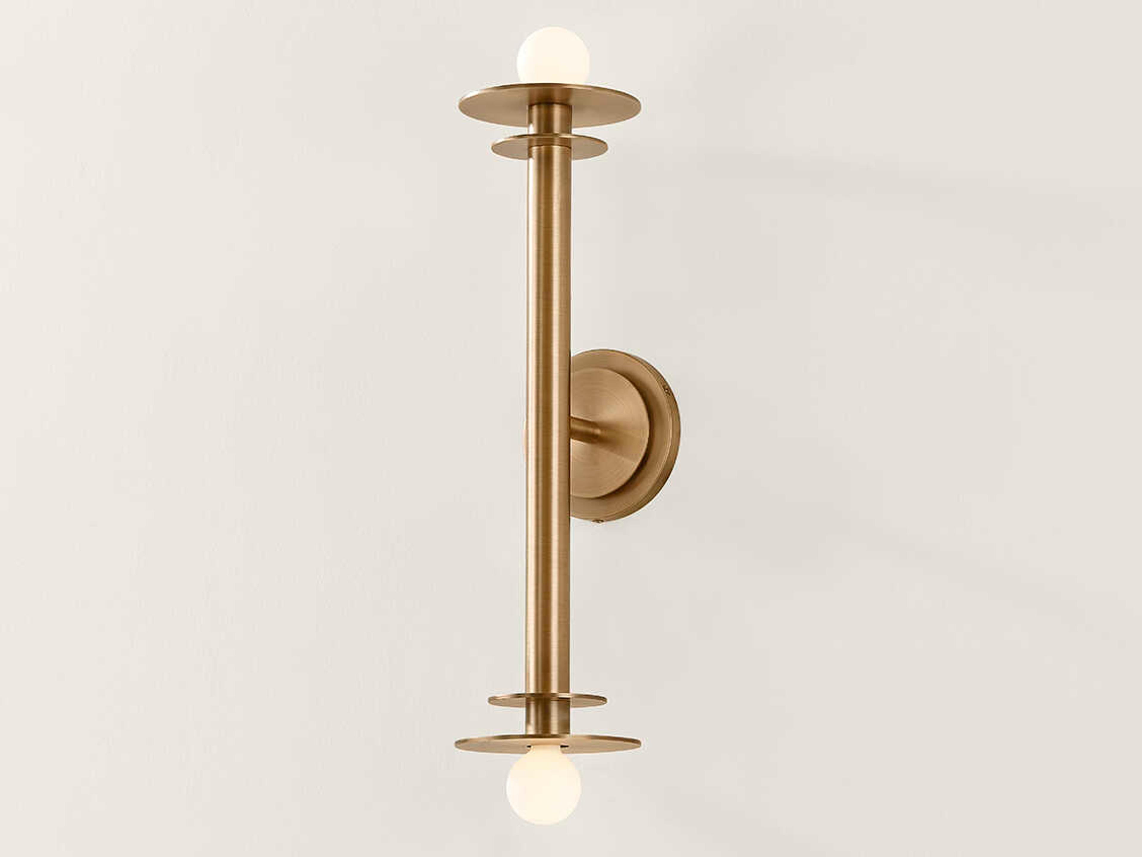 Troy Lighting Arley 2-Light Patina Brass Wall Sconce