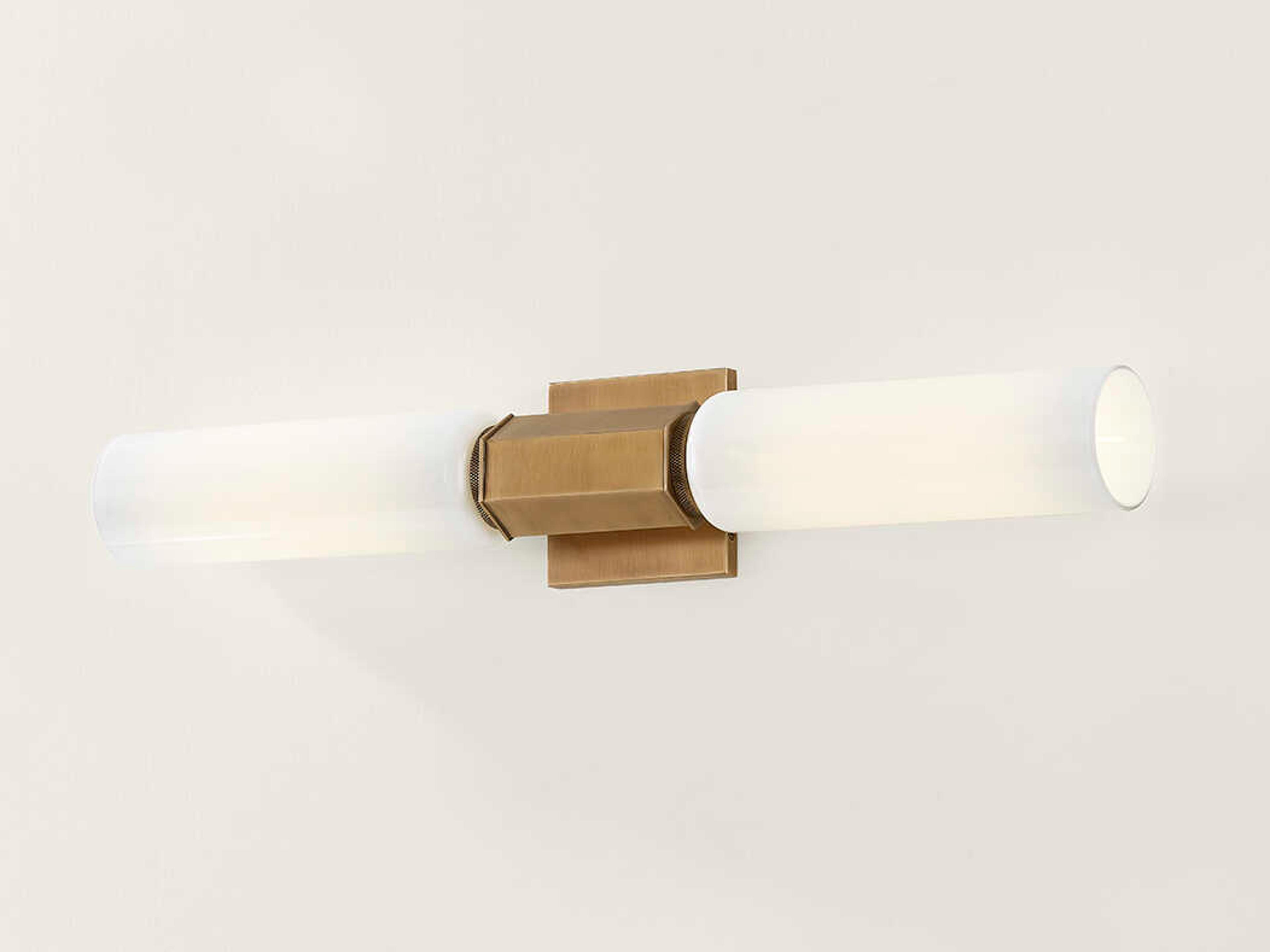 Troy Lighting Yarrow 1-Light Patina Brass Wall Sconce