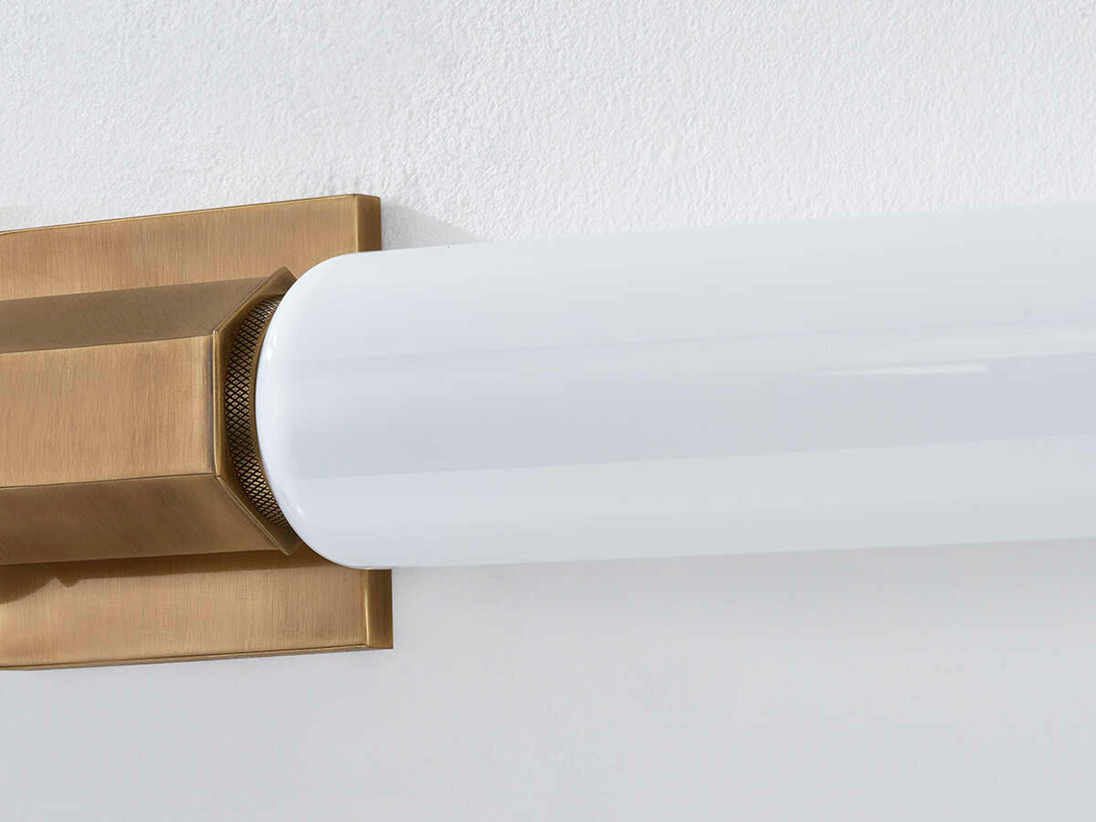 Troy Lighting Yarrow 1-Light Patina Brass Wall Sconce