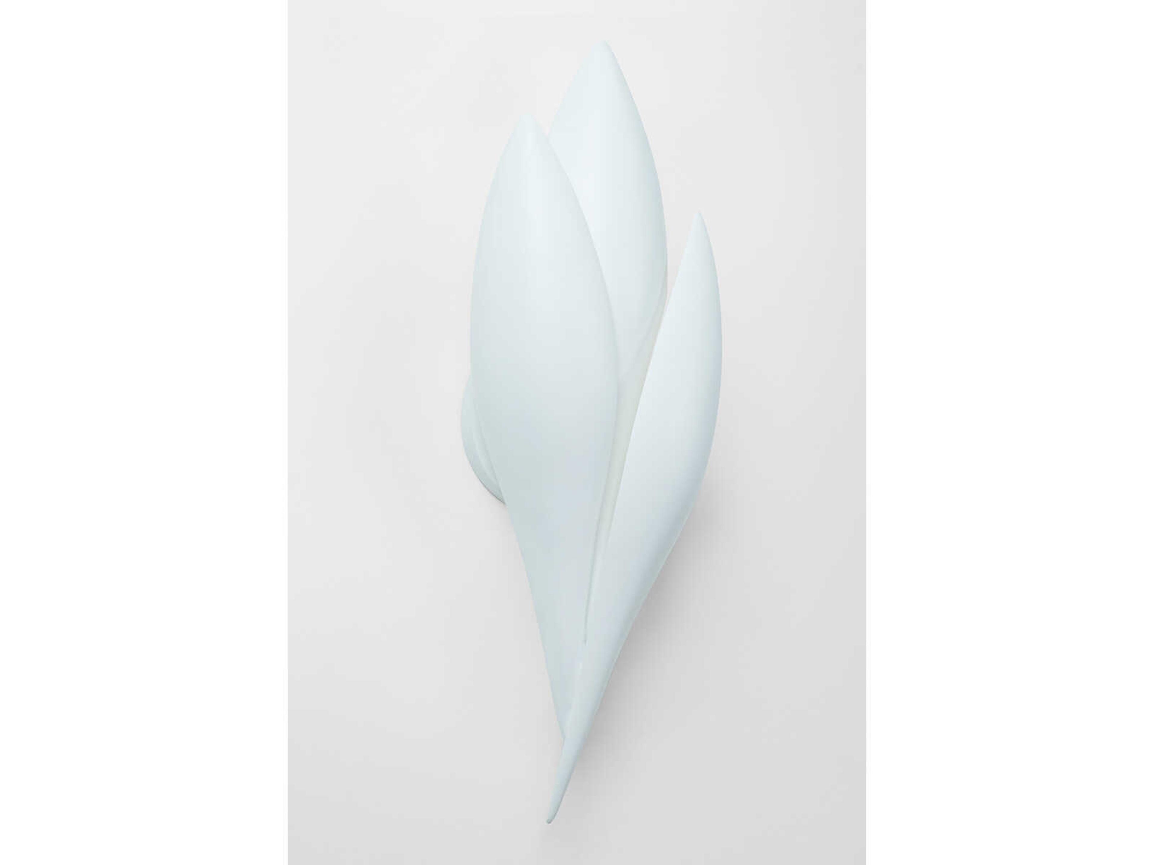 Troy Lighting Rose 1-Light Gesso White Wall Sconce