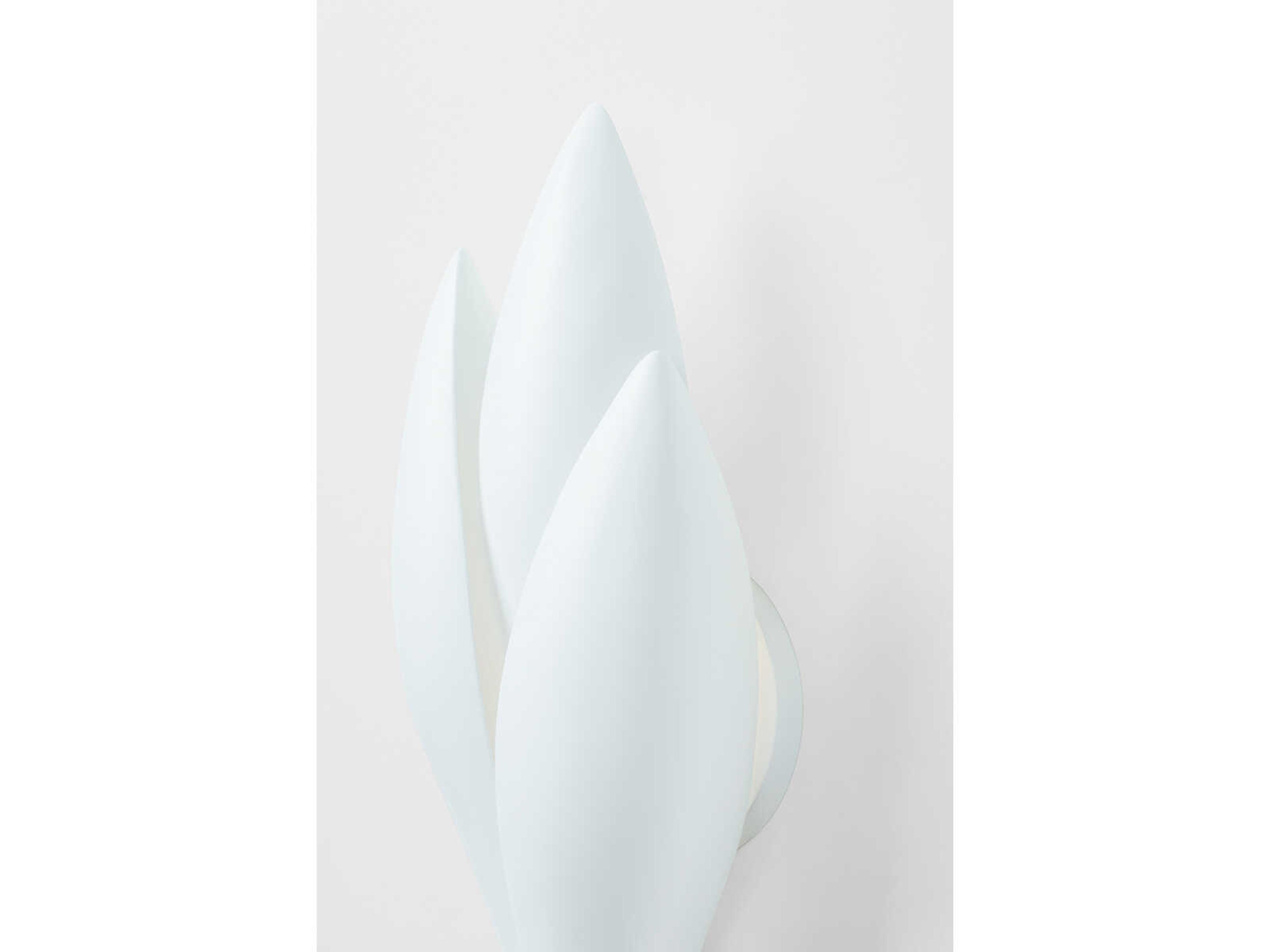 Troy Lighting Rose 1-Light Gesso White Wall Sconce