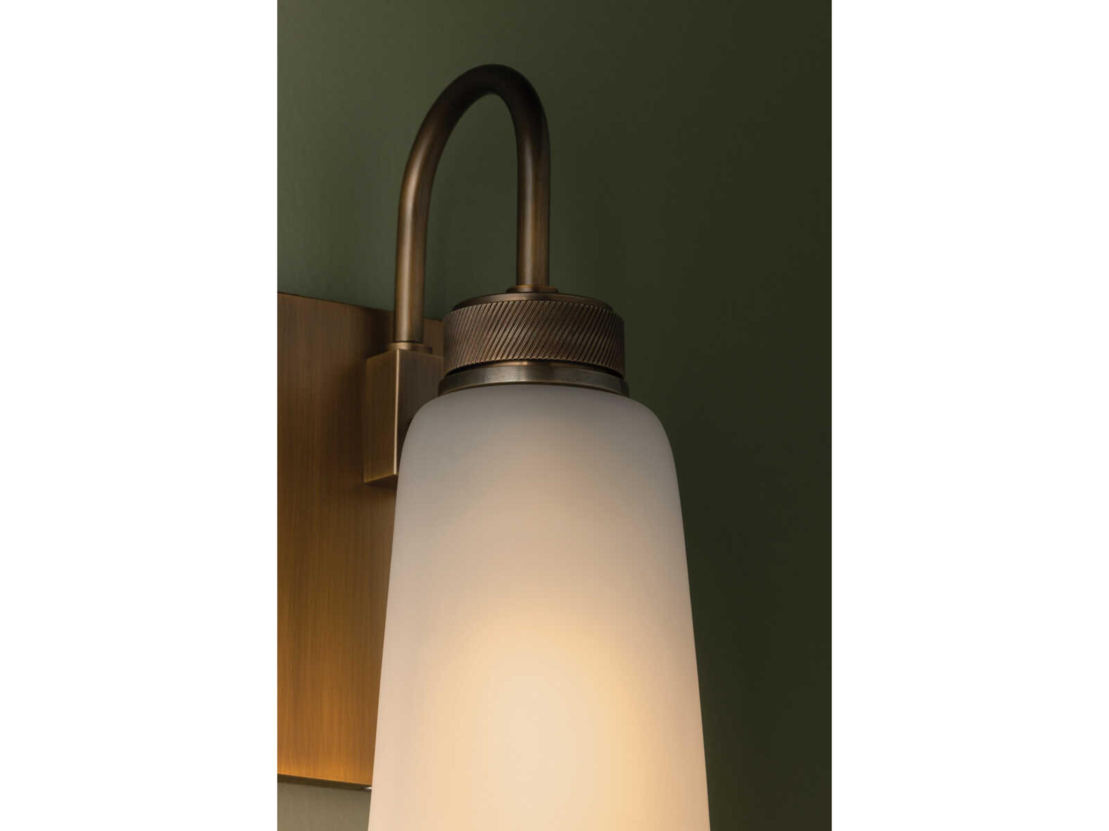 Troy Lighting Gulliver 1-Light Patina Brass Wall Sconce