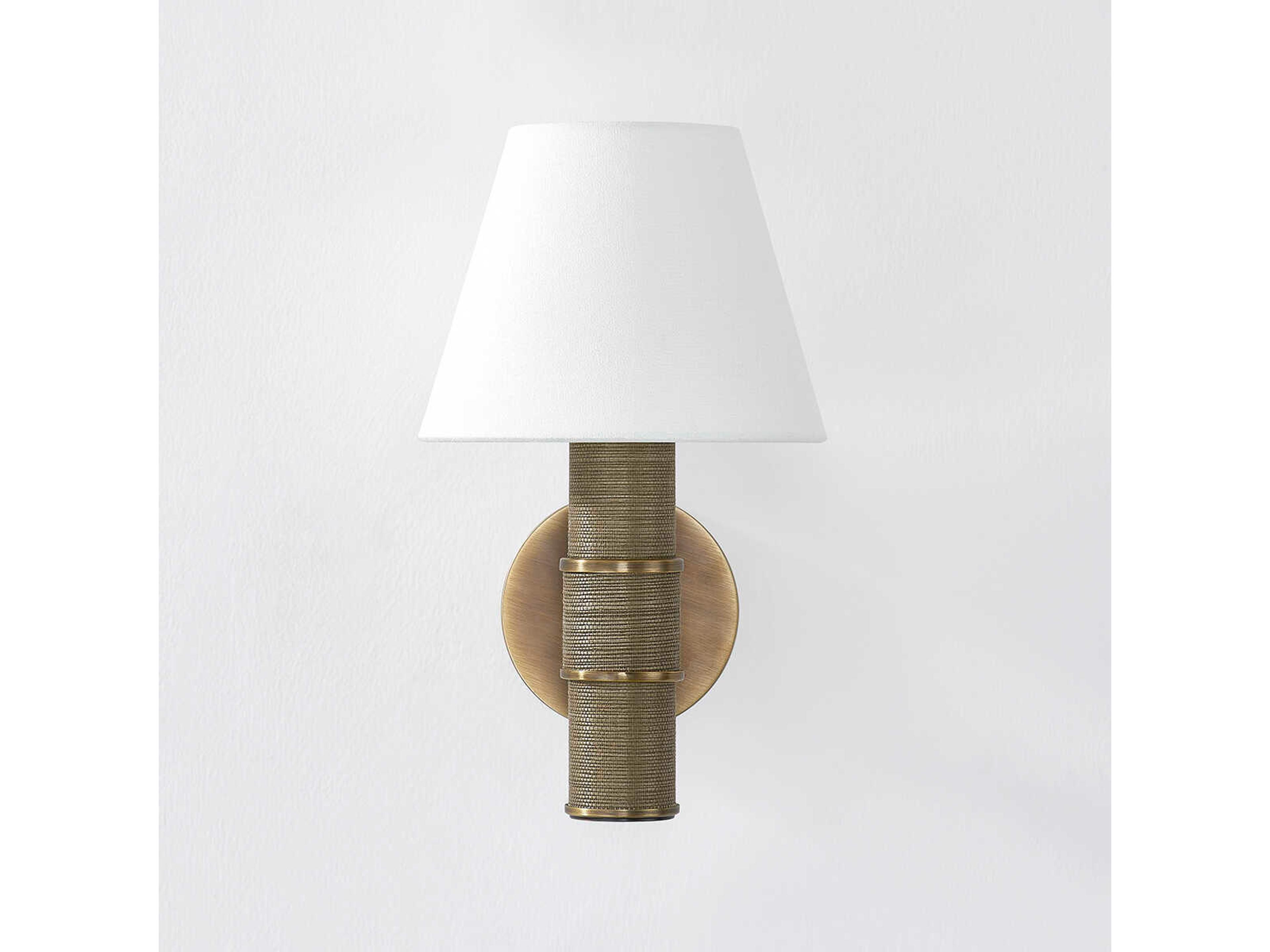 Troy Lighting Denton 1-Light Patina Brass Wall Sconce