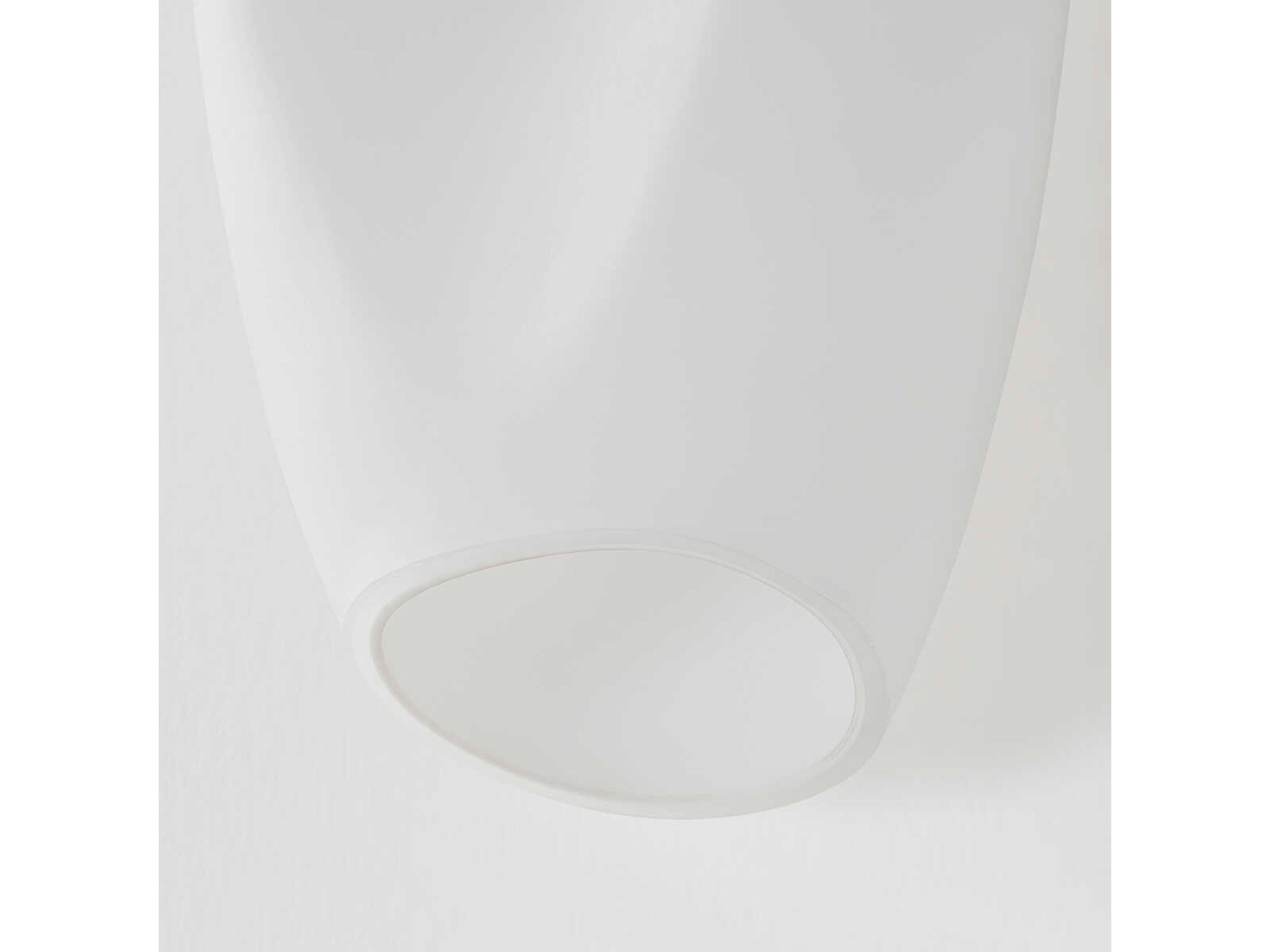 Troy Lighting Vista 1-Light Patina Brass Glass LED Wall Sconce