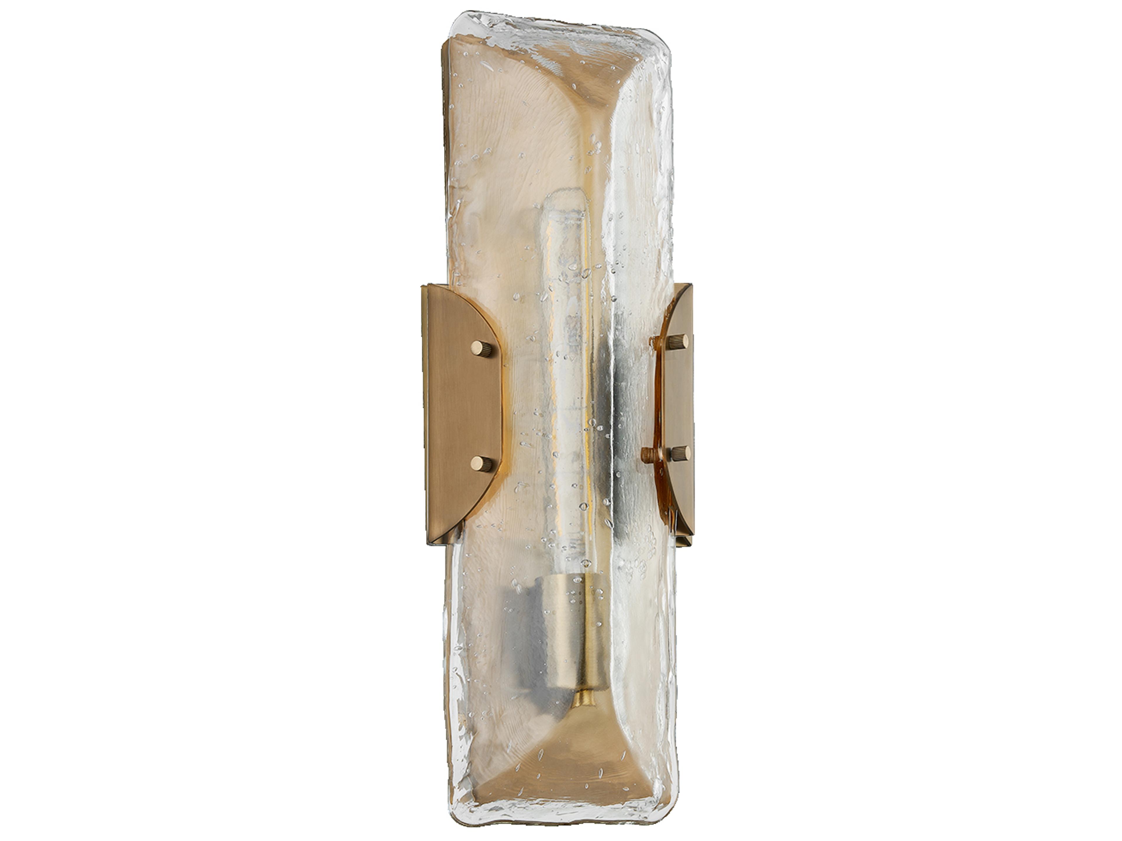 Troy Lighting Nordic 1-Light Patina Brass Wall Sconce