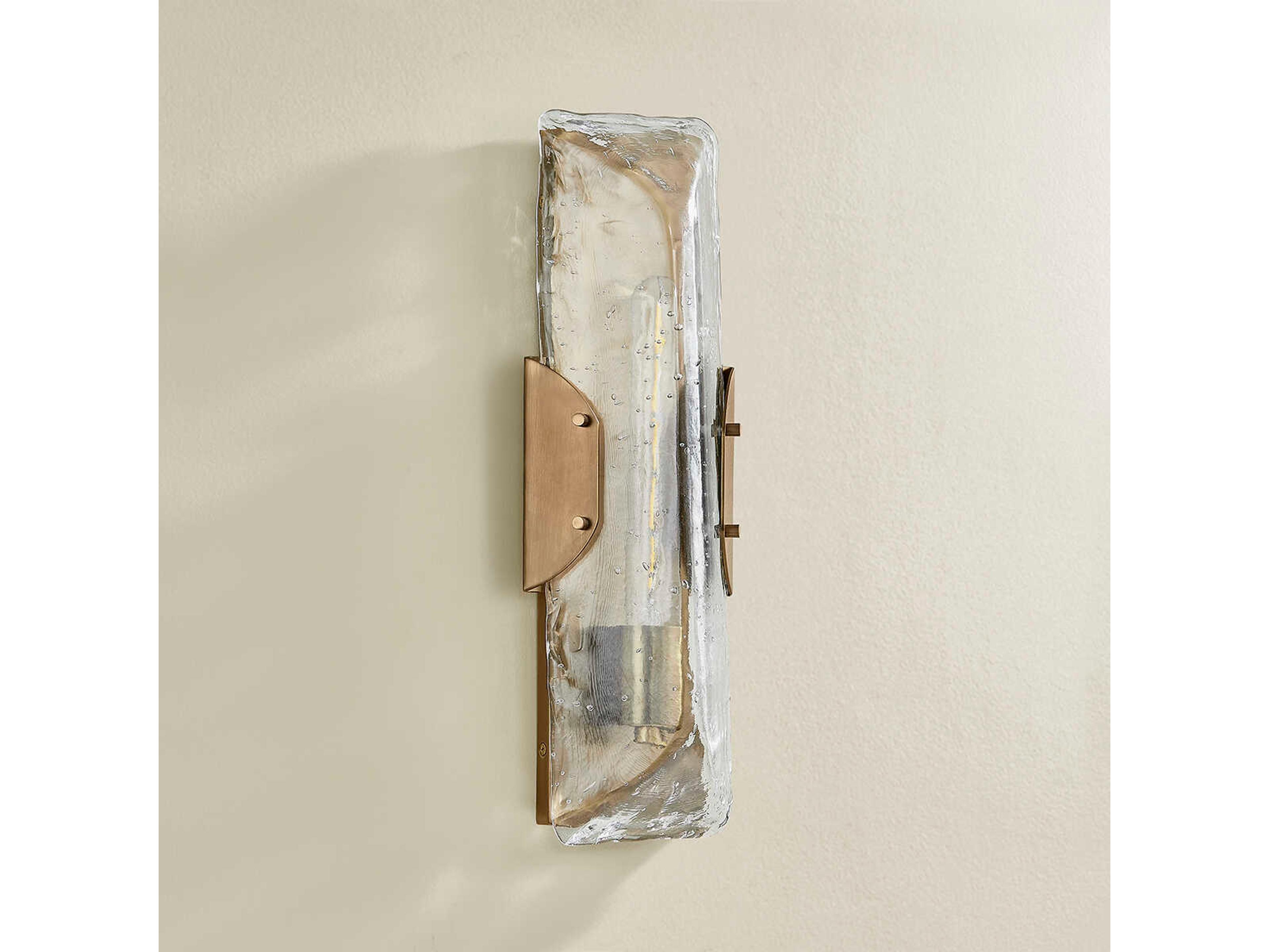 Troy Lighting Nordic 1-Light Patina Brass Wall Sconce