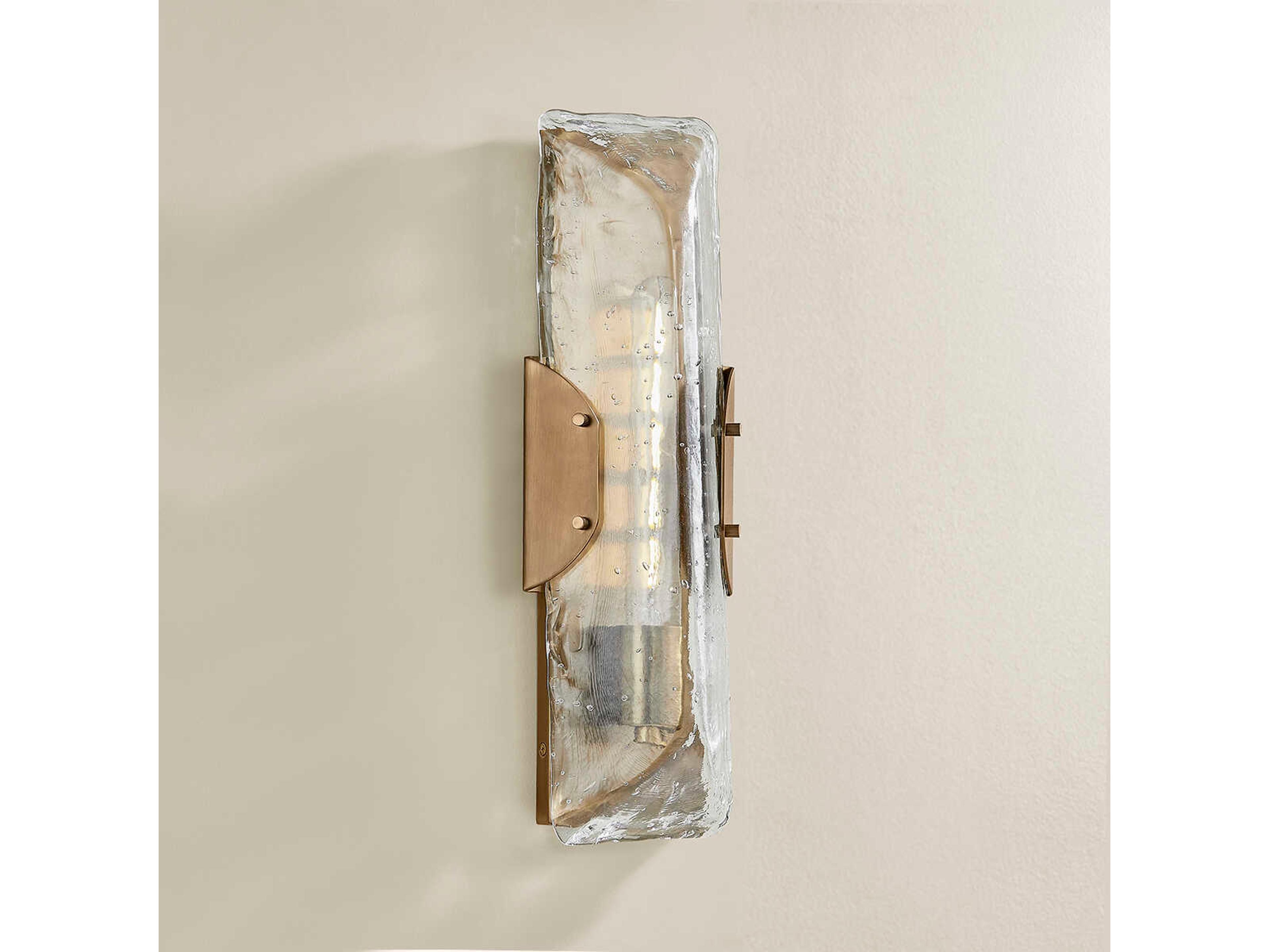 Troy Lighting Nordic 1-Light Patina Brass Wall Sconce