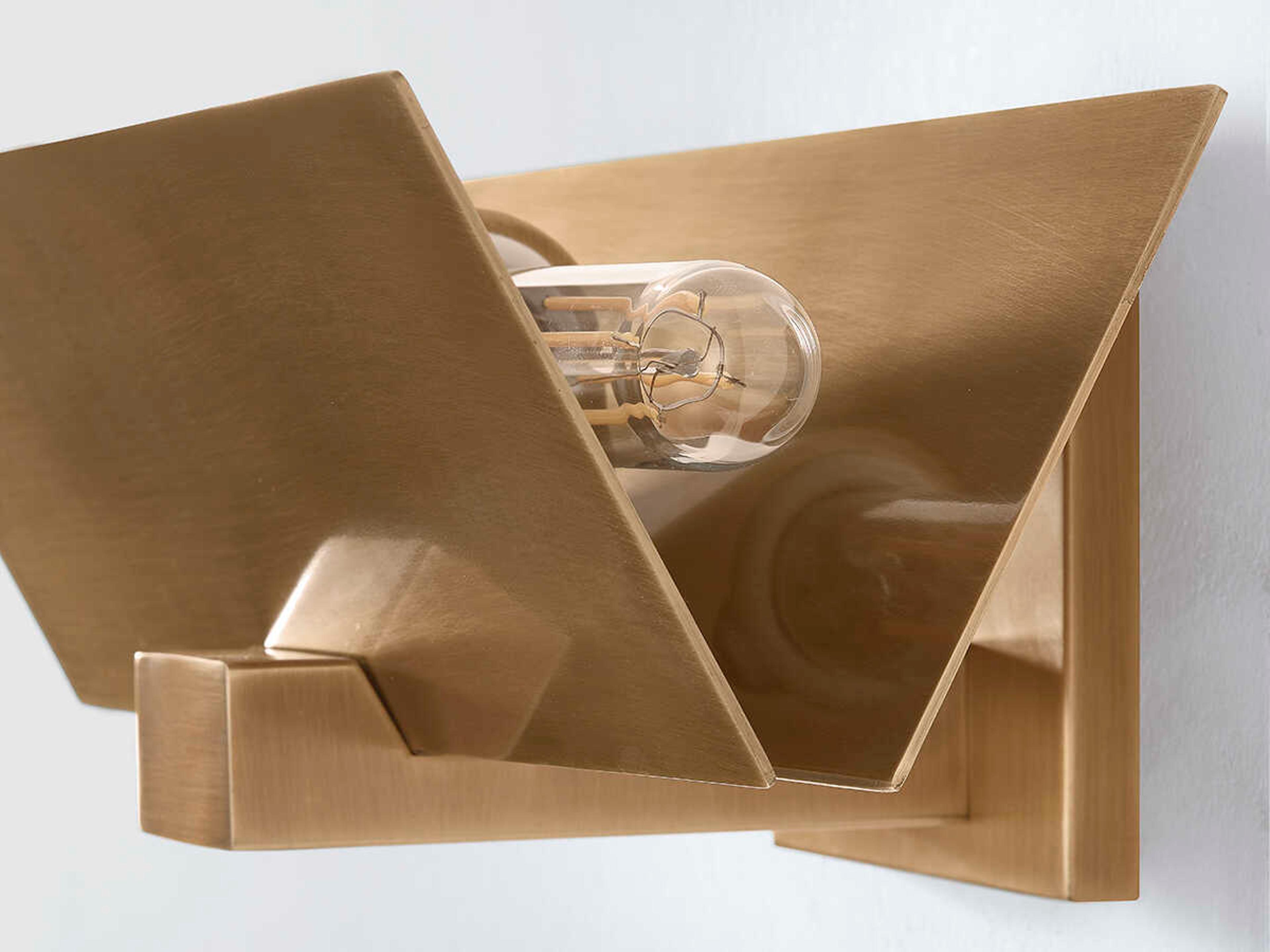 Troy Lighting Lander 2-Light Patina Brass Wall Sconce