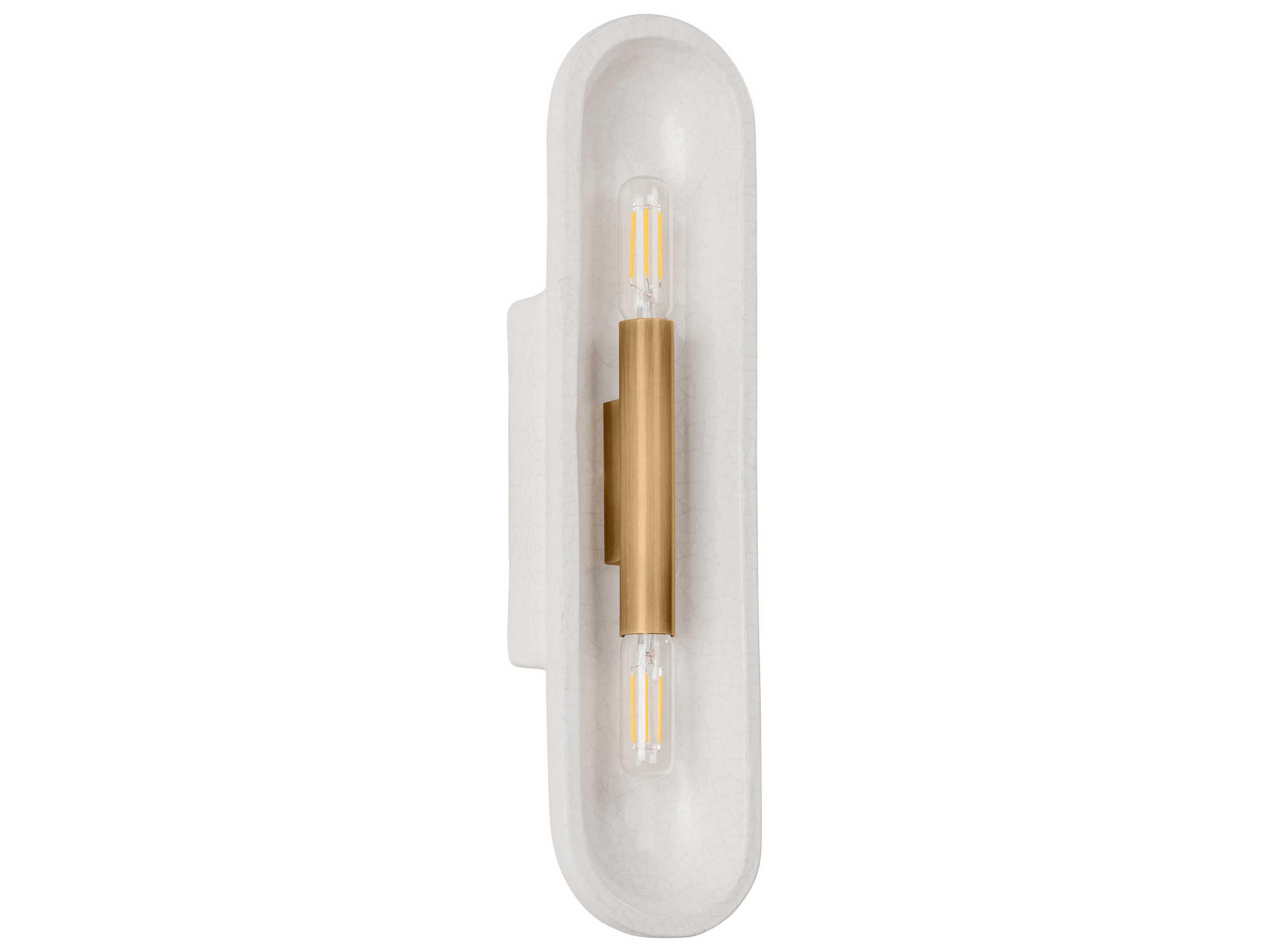 Troy Lighting Lane 2-Light White Wall Sconce