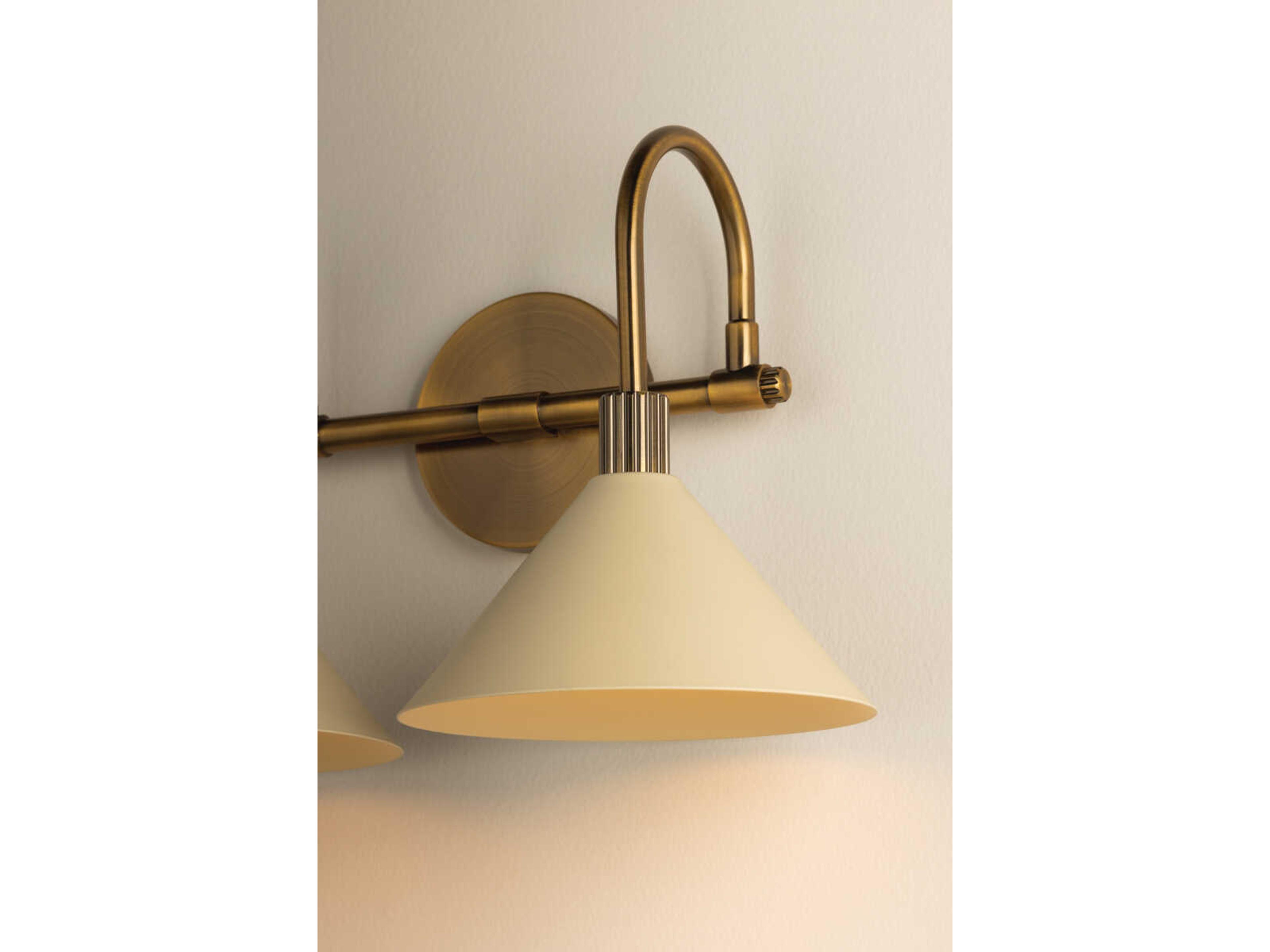 Troy Lighting Jovani 2-Light Patina Brass Soft Sand Vanity Light