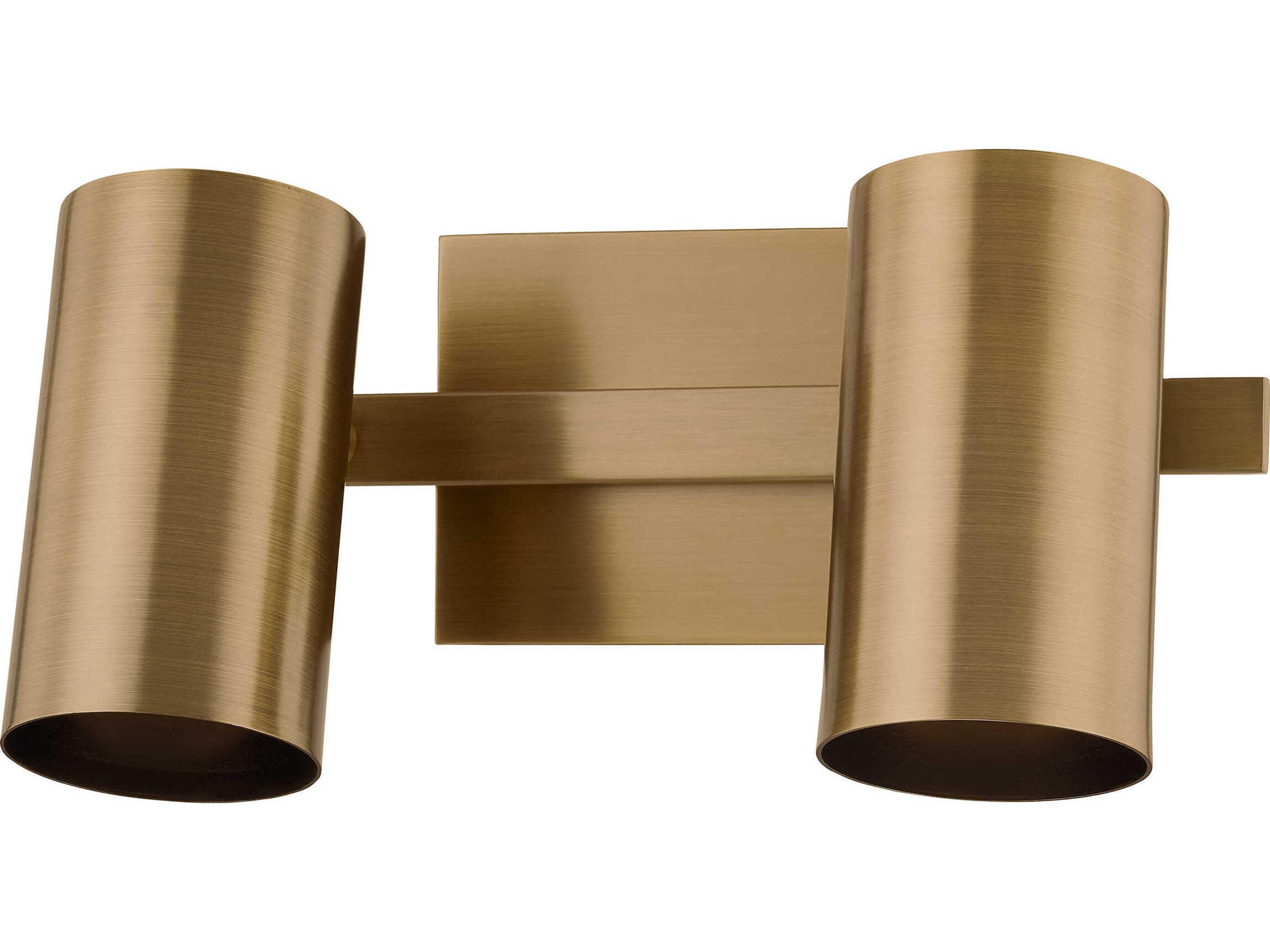 Troy Lighting Rueben 2-Light Patina Brass Vanity Light