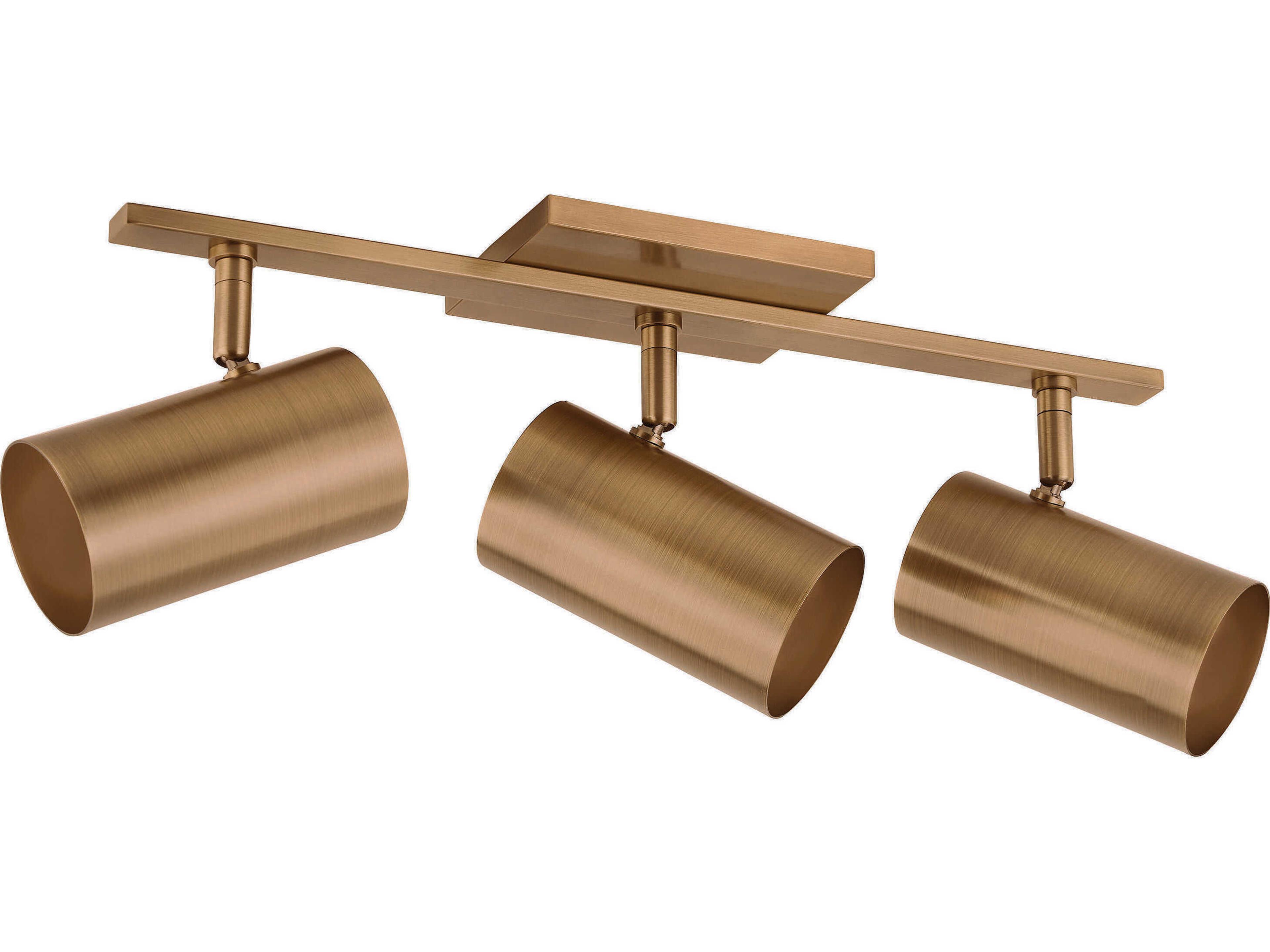 Troy Lighting Rueben 3-Light Patina Brass Vanity Light