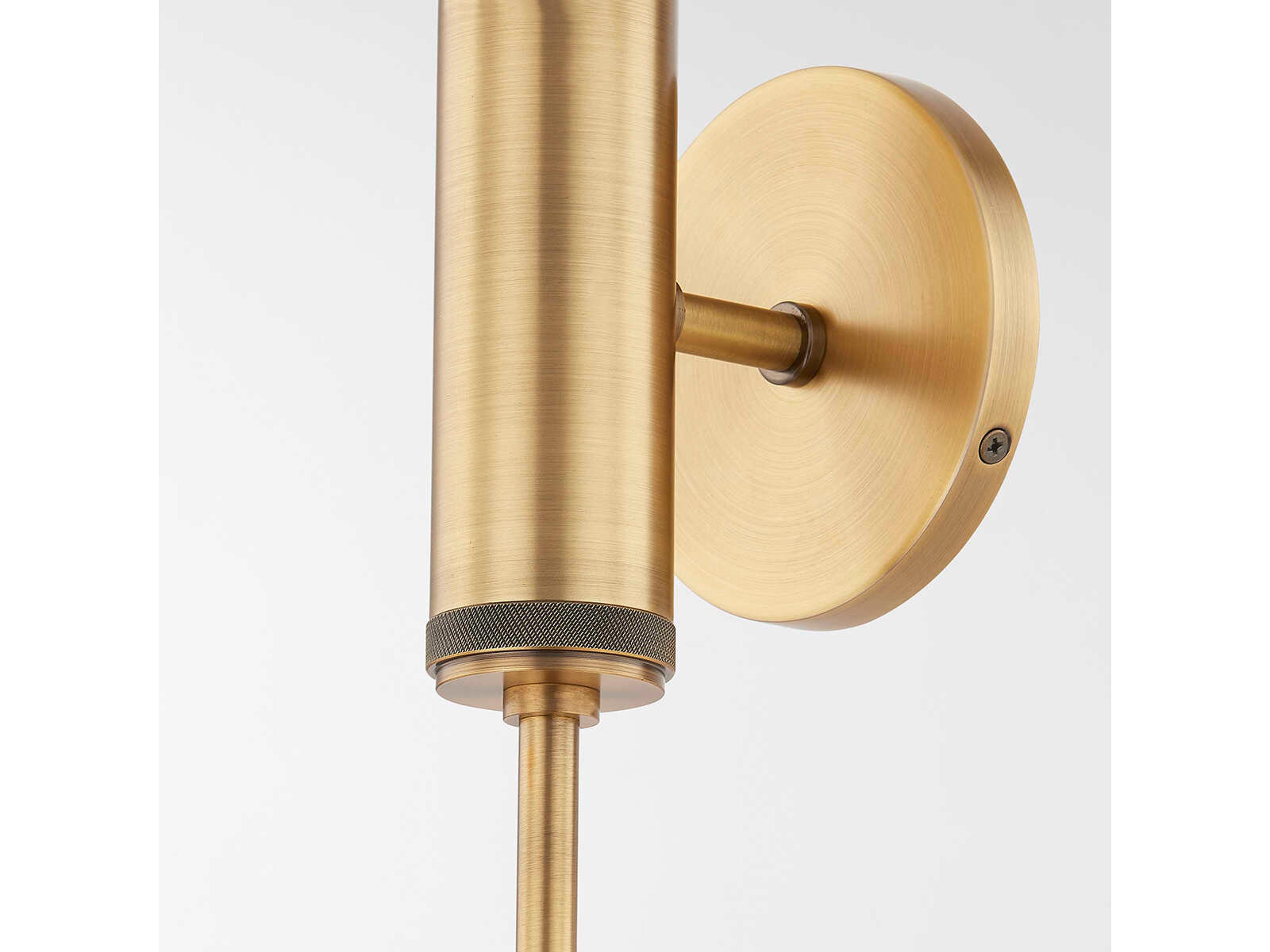 Troy Lighting Chino 1-Light Patina Brass Wall Sconce