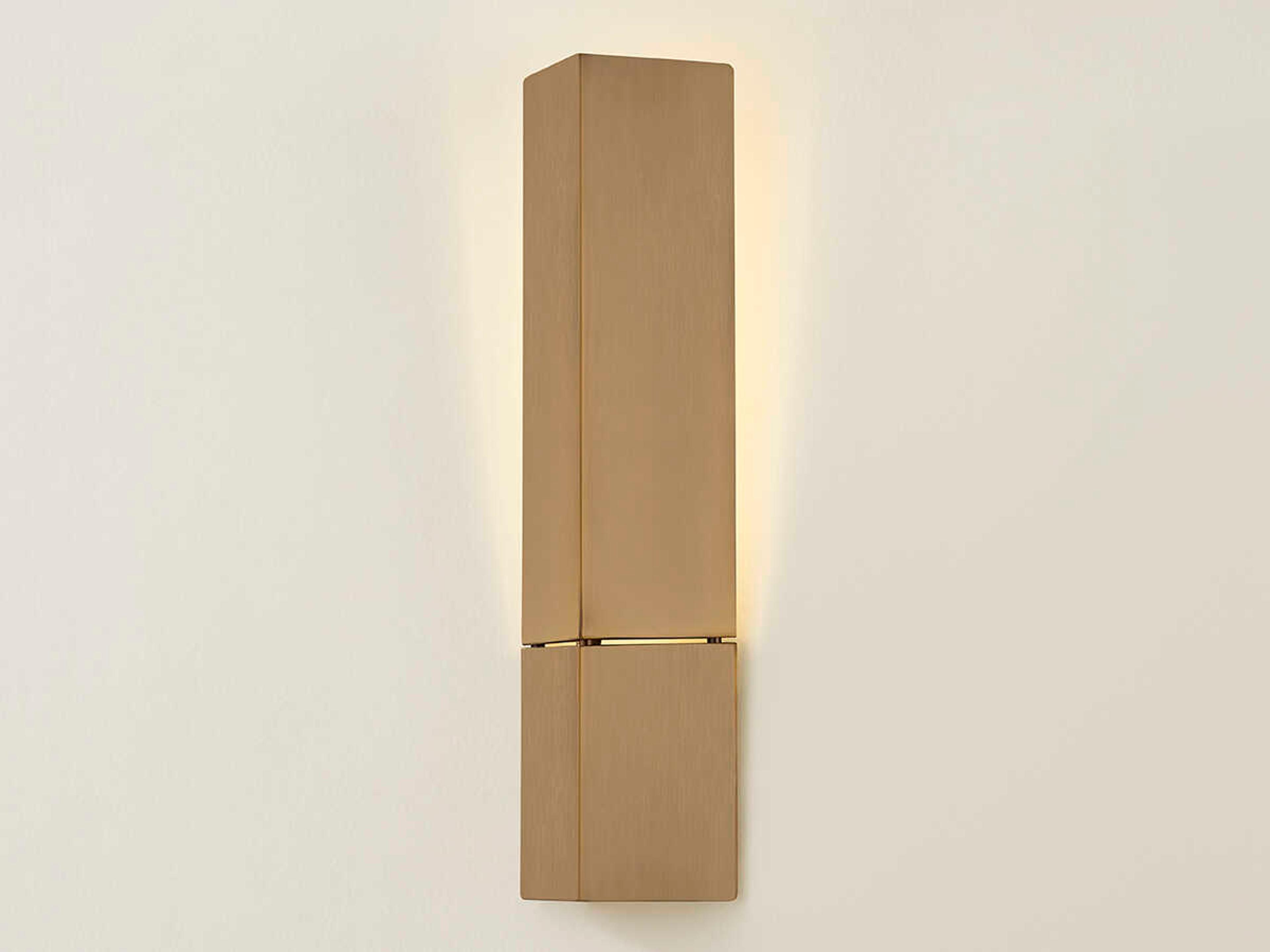 Troy Lighting Lehi 1-Light Patina Brass Wall Sconce