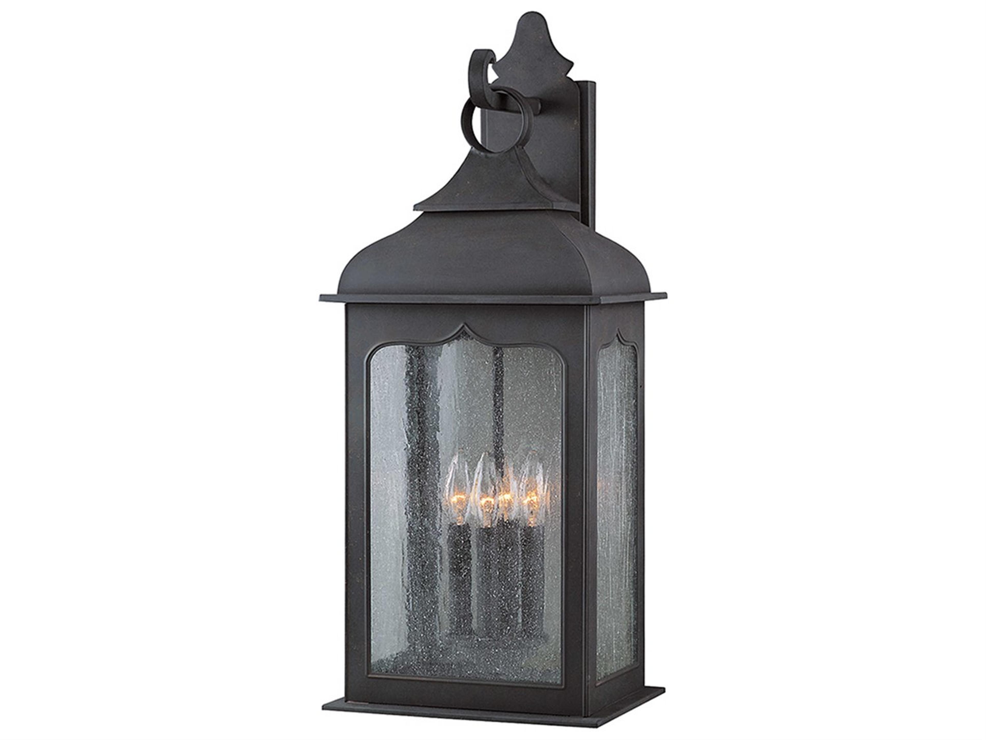 Henry Street Outdoor Wall Light in Colonial Iron