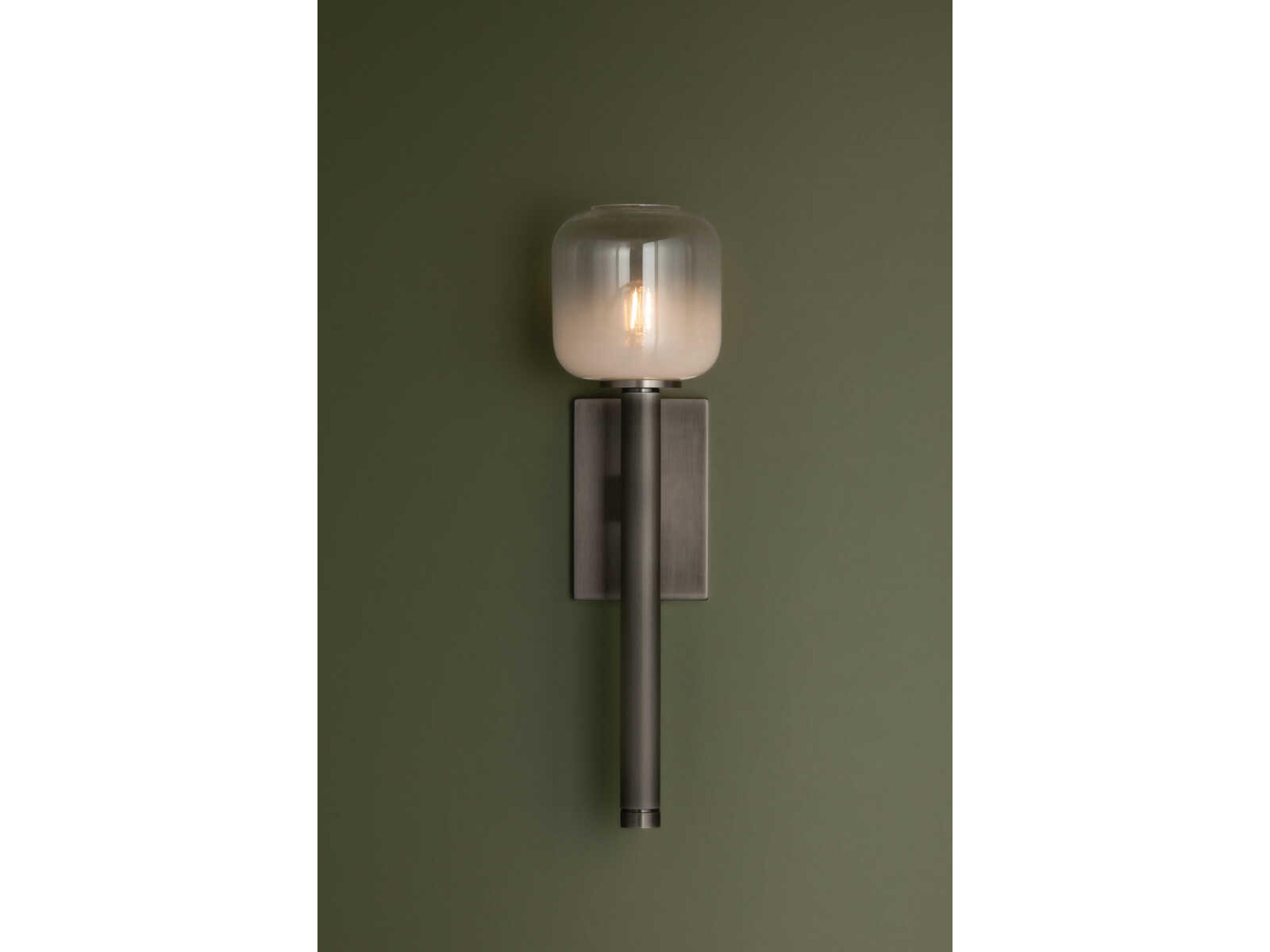 Troy Lighting Axton 1-Light Vintage Pewter Wall Sconce