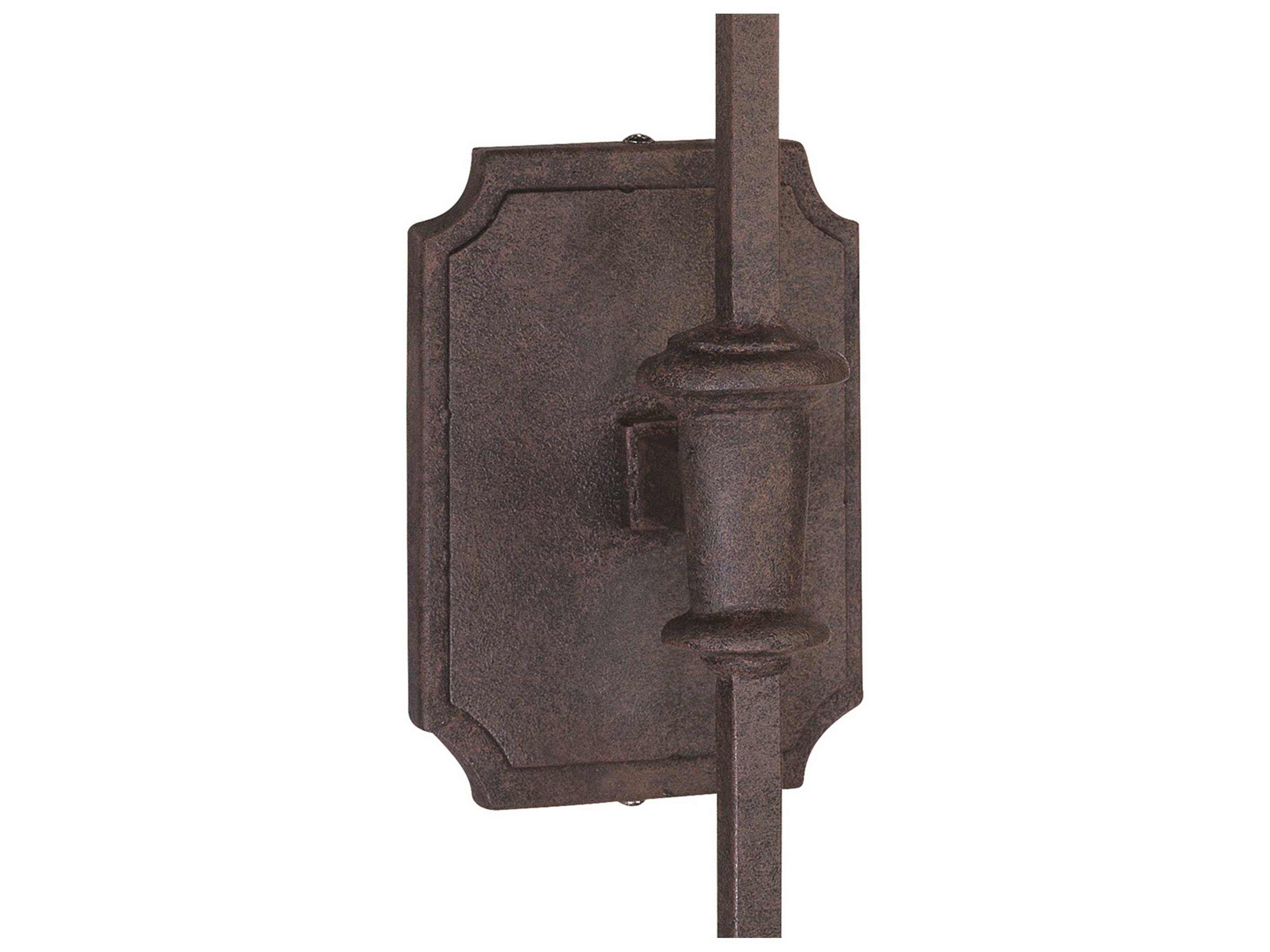 Troy Lighting La Brea 1-Light French Iron Black Wall Sconce