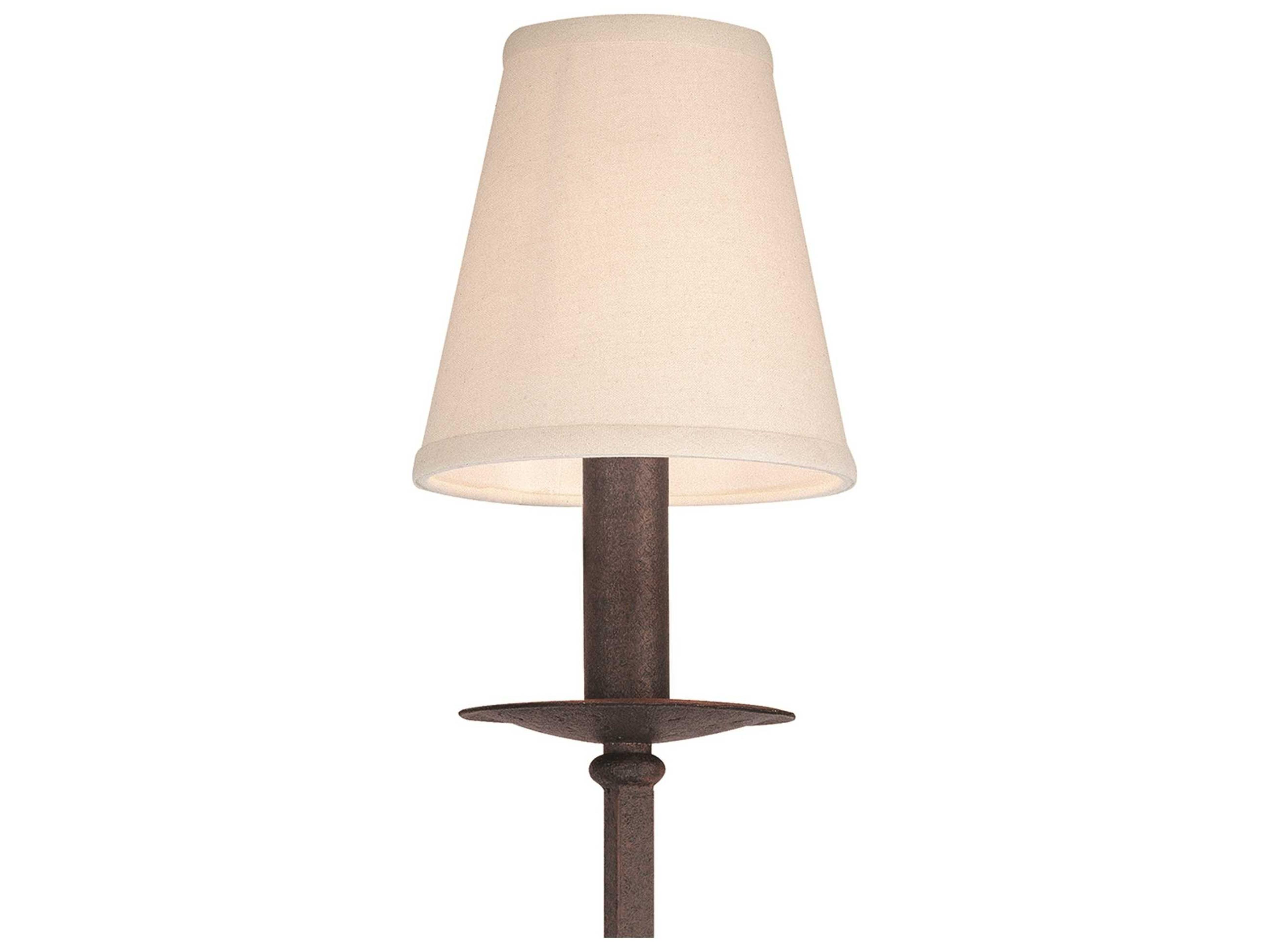 Troy Lighting La Brea 1-Light French Iron Black Wall Sconce