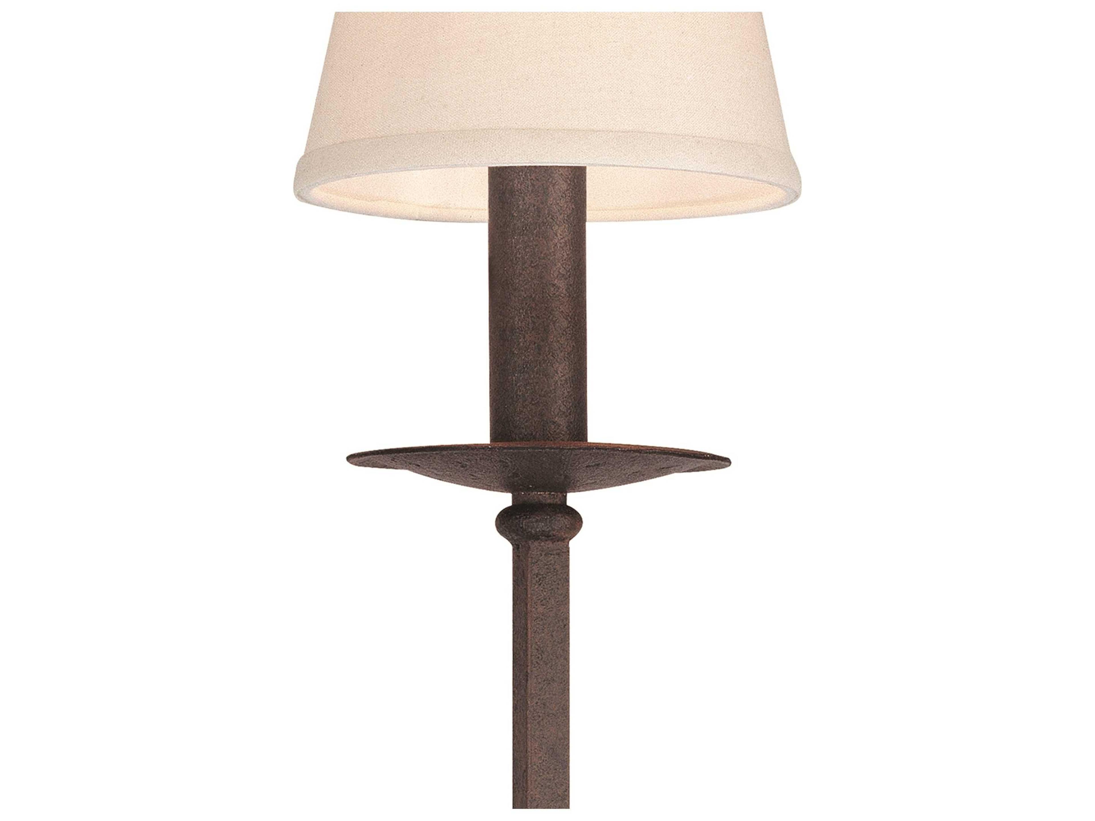 Troy Lighting La Brea 2-Light French Iron Black Wall Sconce