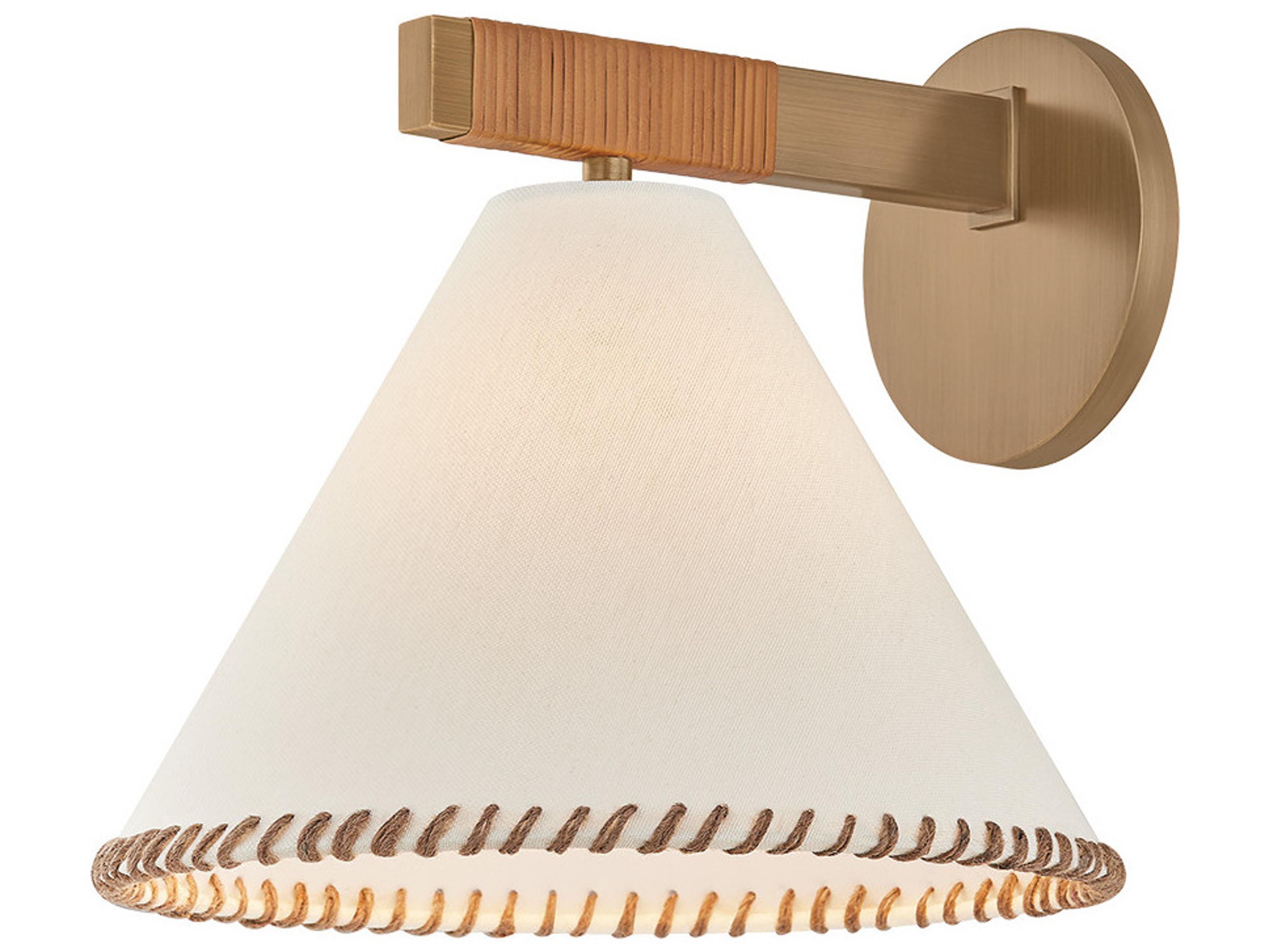 Stoney 1-Light Patina Brass Wall Sconce