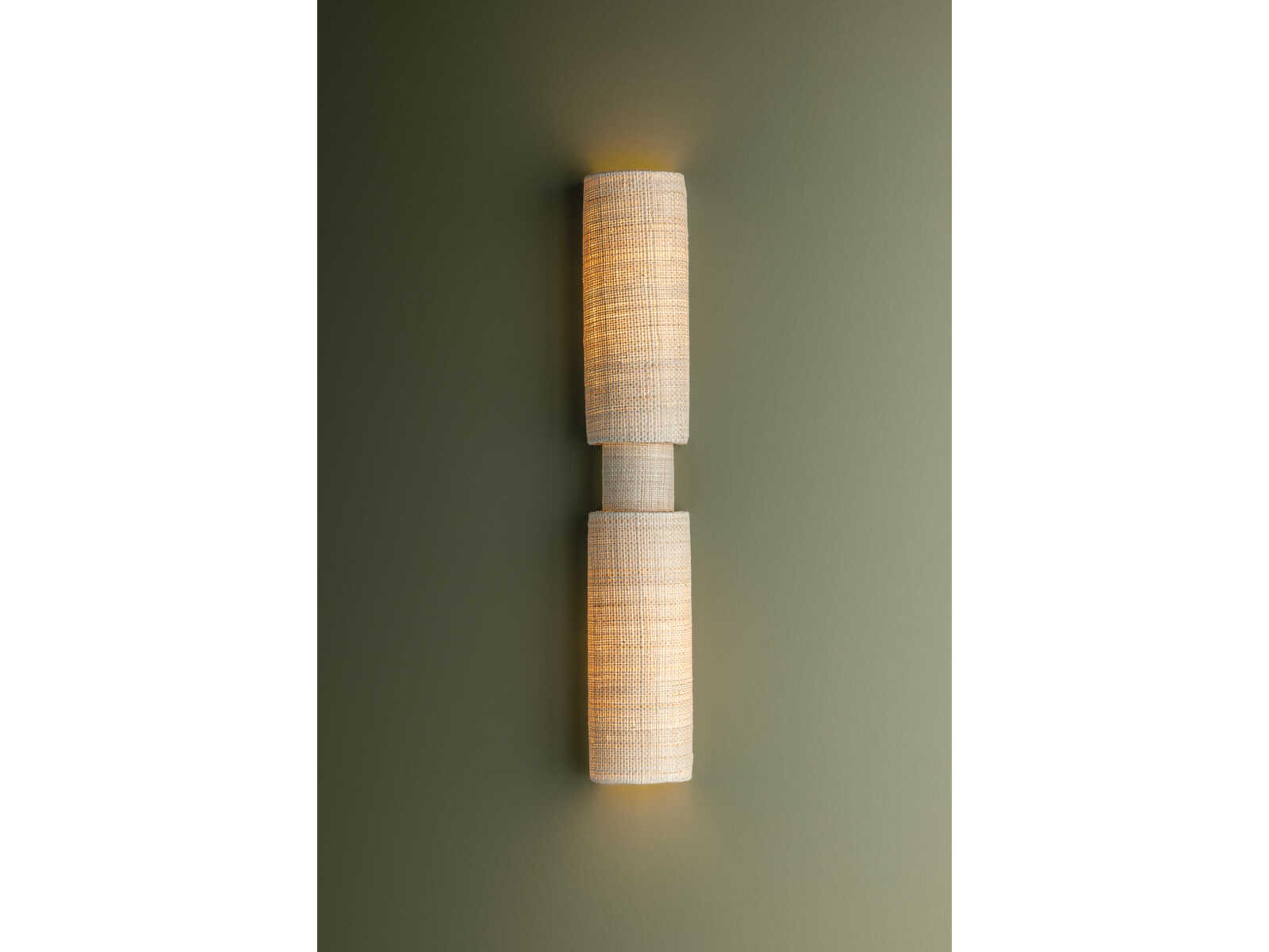 Troy Lighting Ashton 2-Light Vintage Gold Leaf Wall Sconce