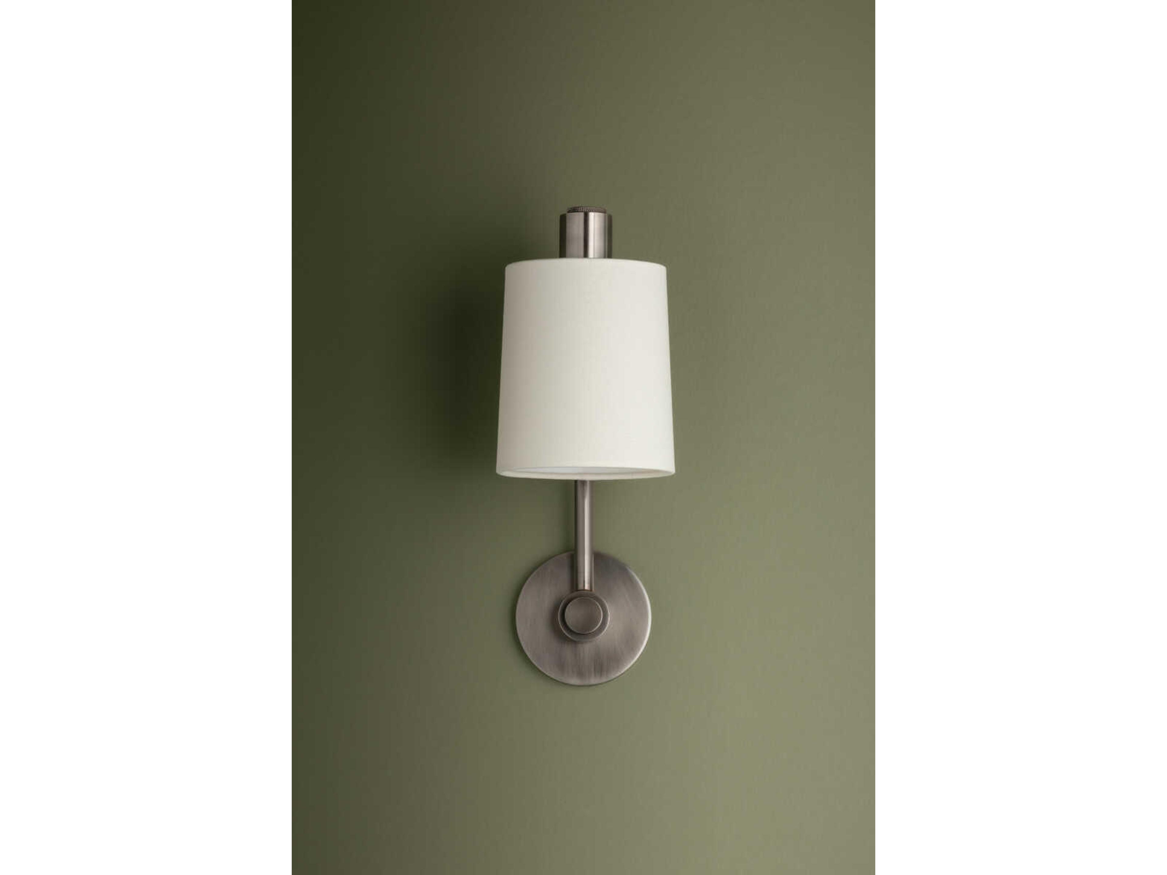 Troy Lighting Rigby 1-Light Vintage Pewter Wall Sconce