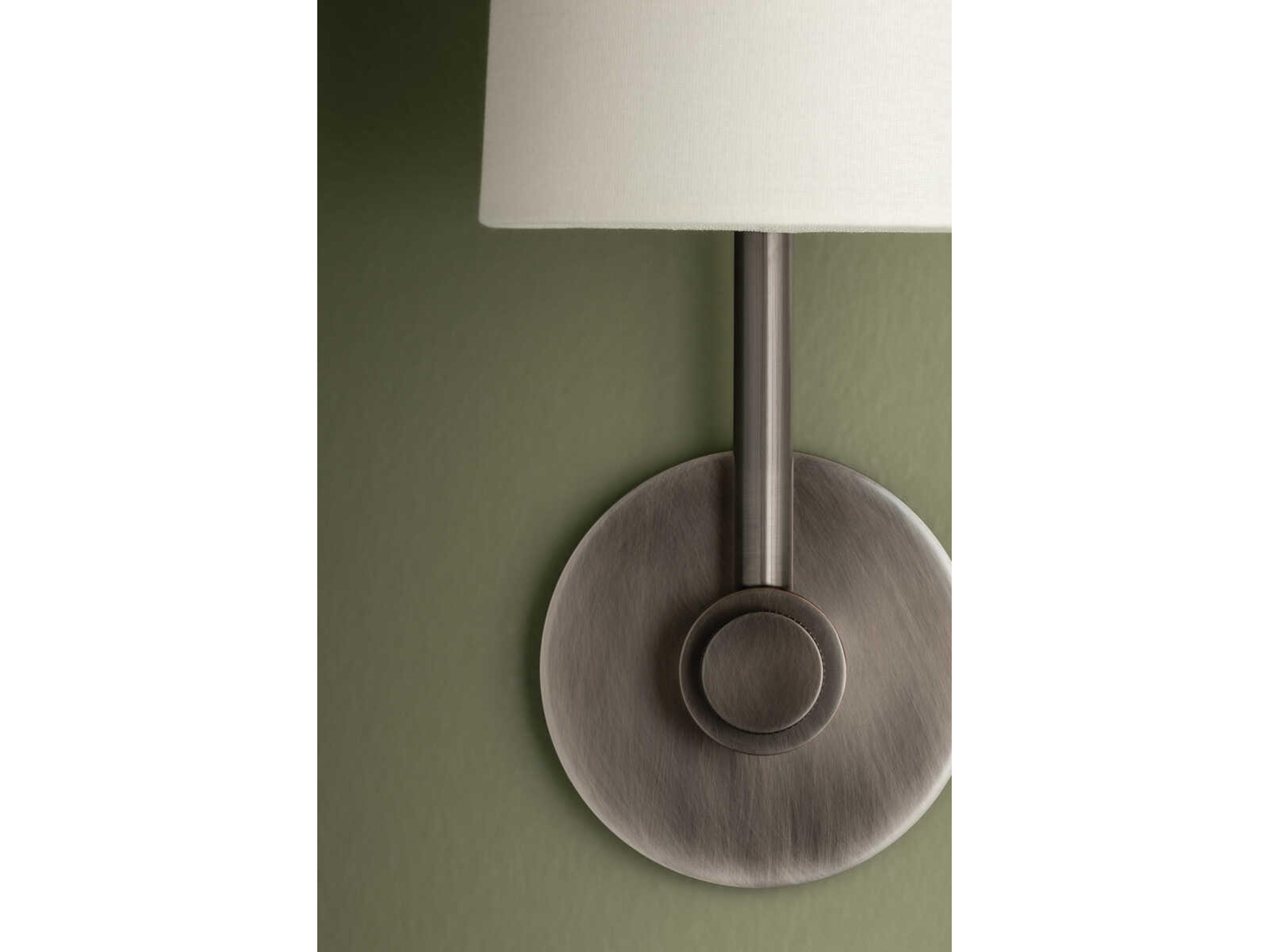 Troy Lighting Rigby 1-Light Vintage Pewter Wall Sconce