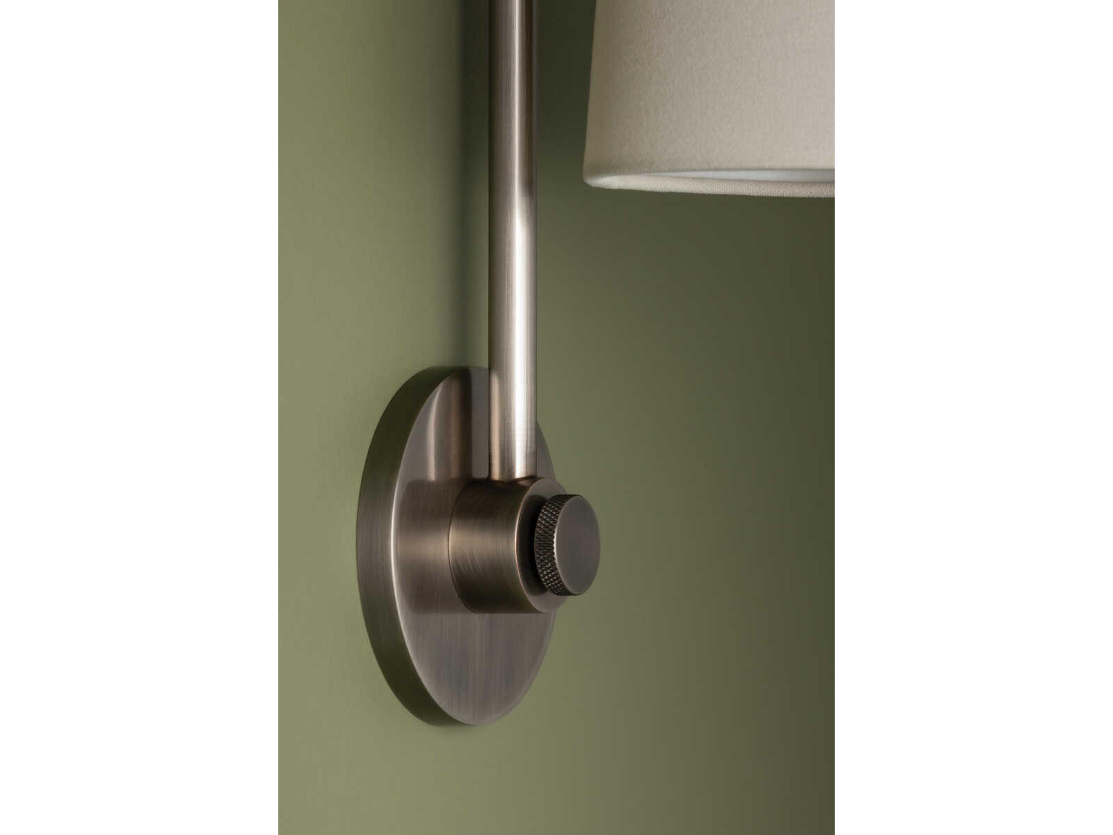 Troy Lighting Rigby 1-Light Vintage Pewter Wall Sconce