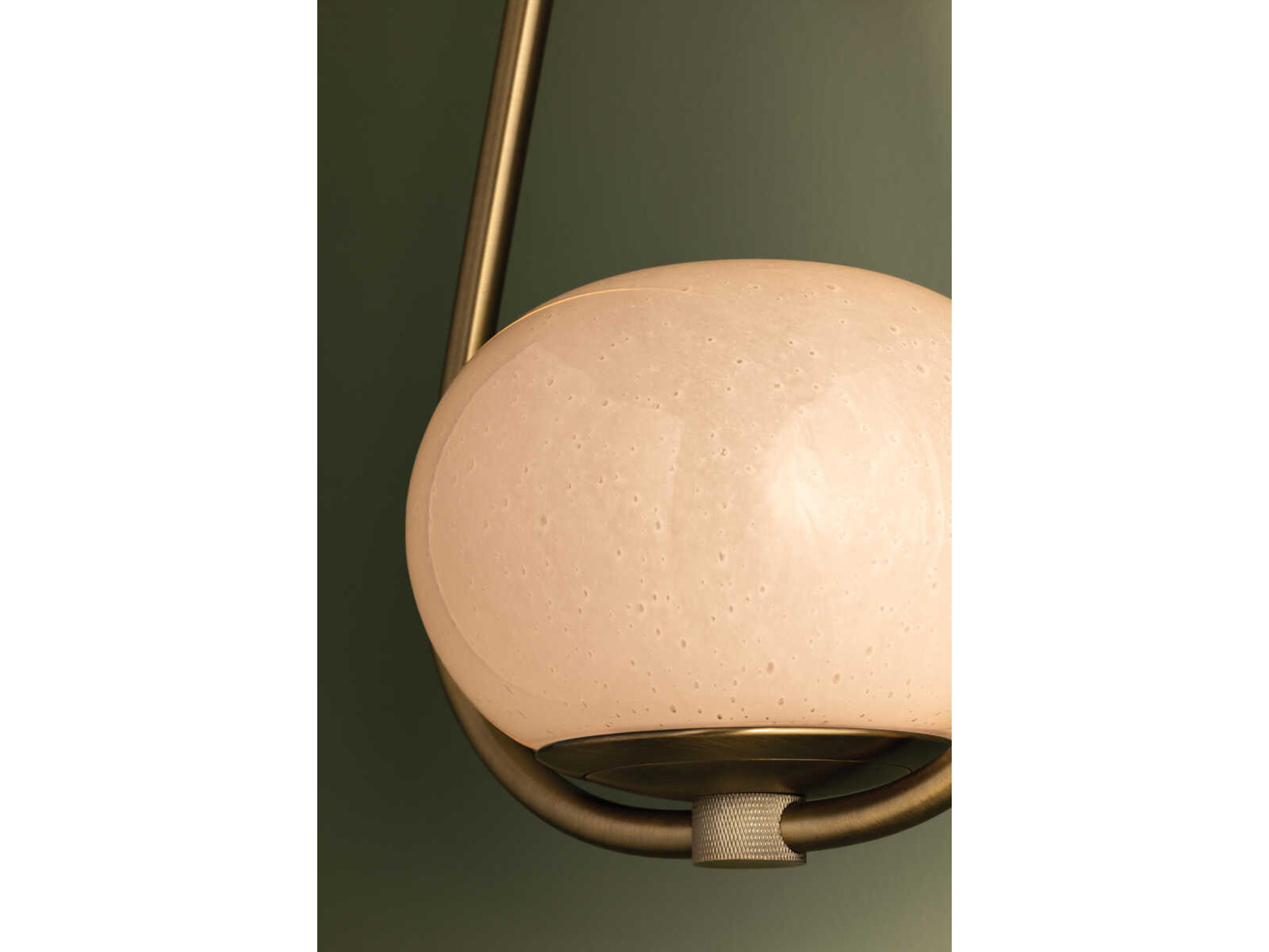 Troy Lighting Decker 1-Light Patina Brass Wall Sconce