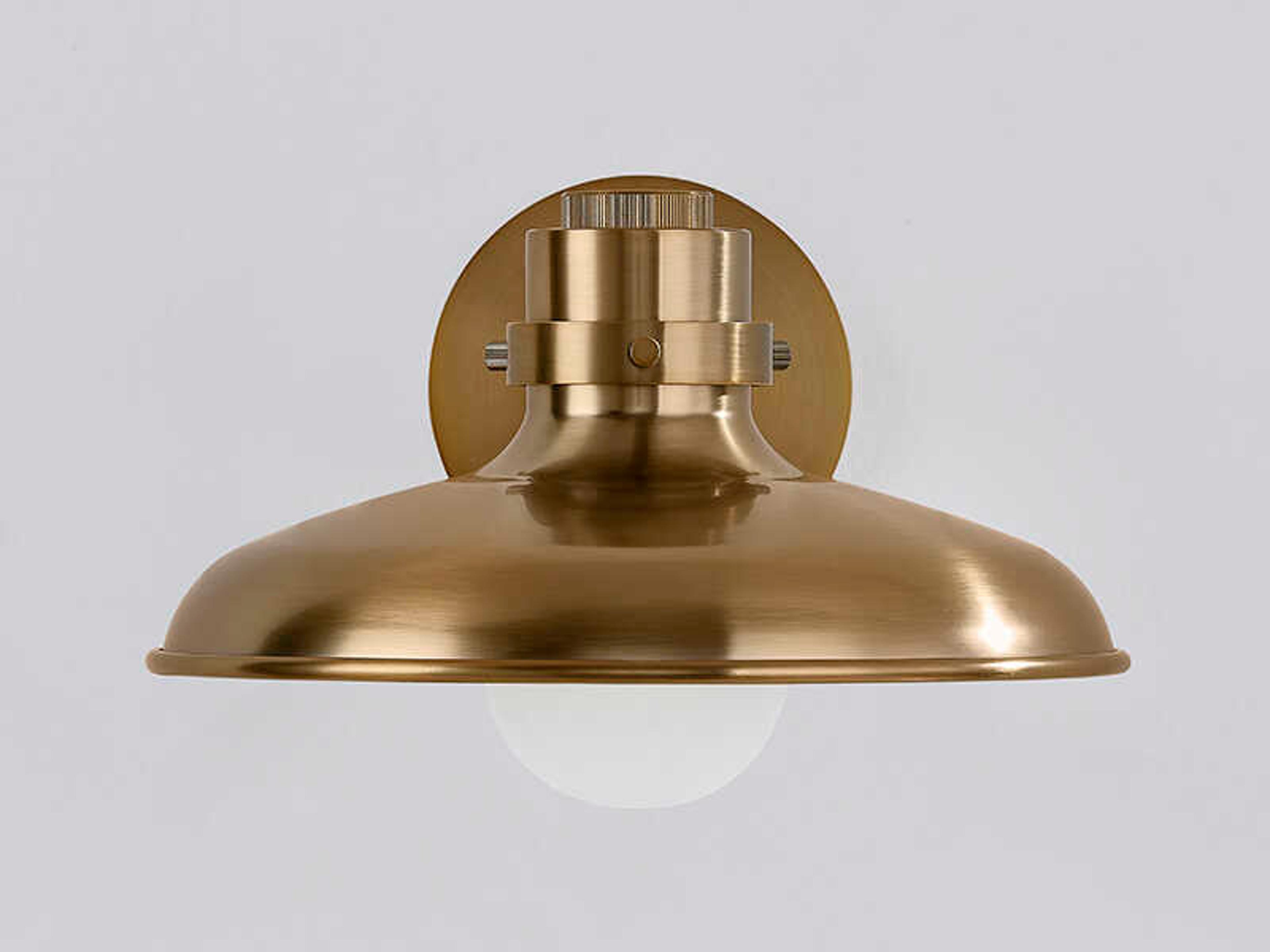 Troy Lighting Rainhill 1-Light Patina Brass Wall Sconce