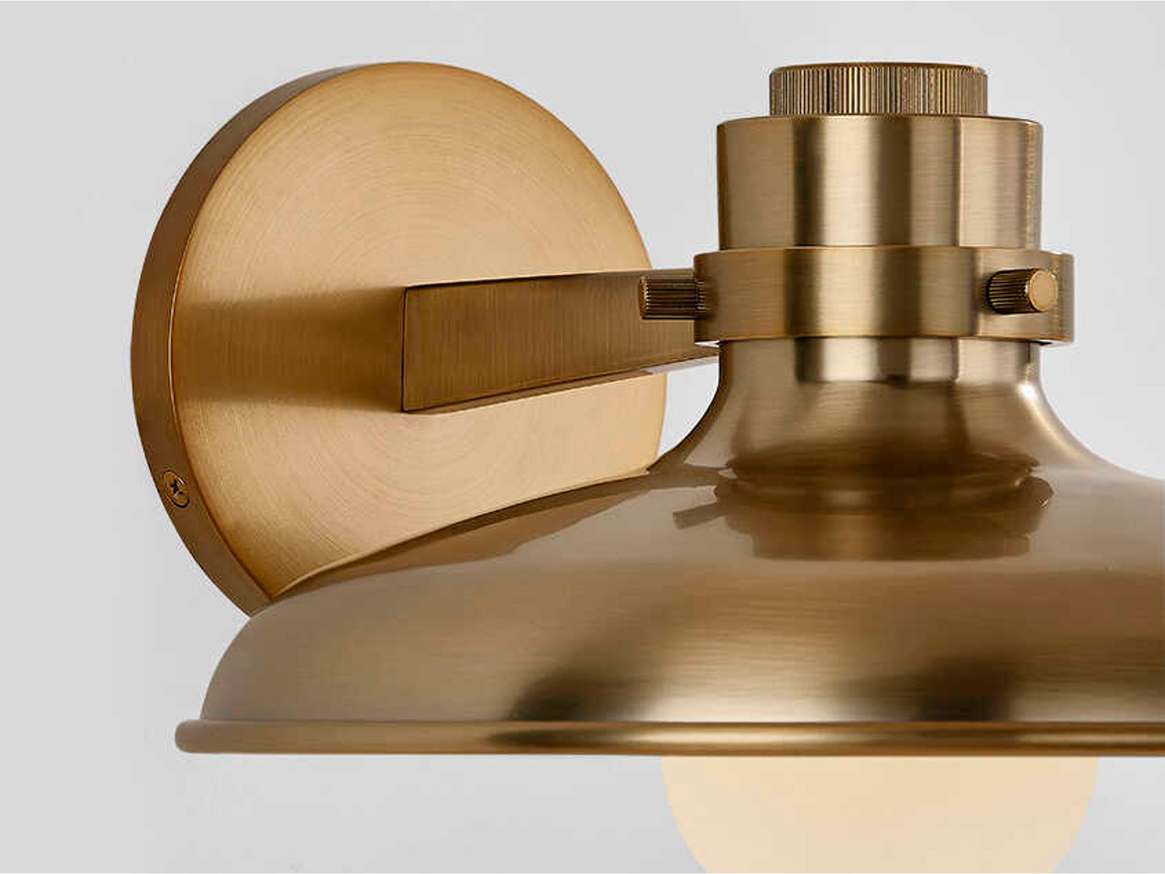 Troy Lighting Rainhill 1-Light Patina Brass Wall Sconce