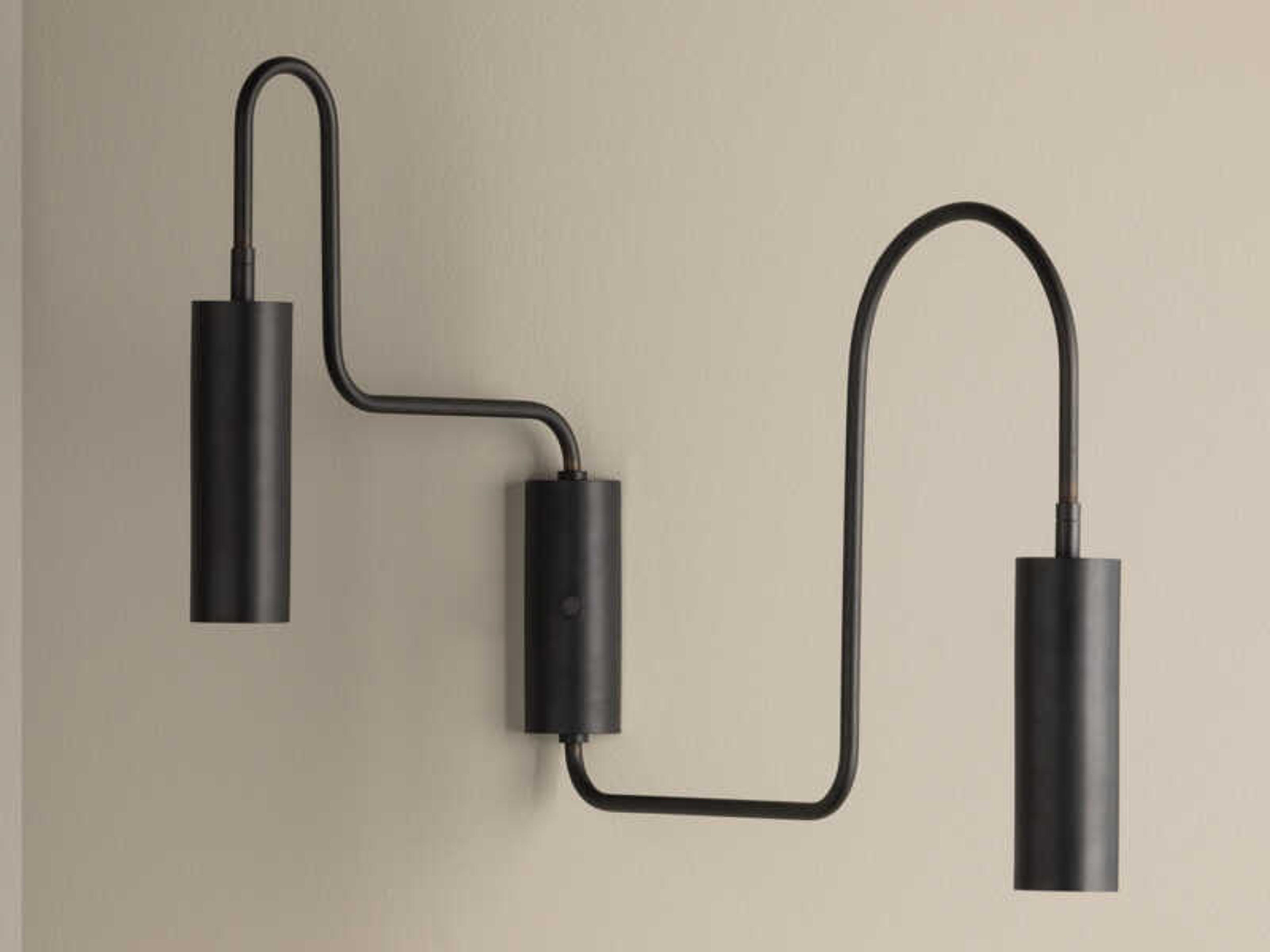 Troy Lighting Lark 2-Light Bronze Swing Wall Sconce