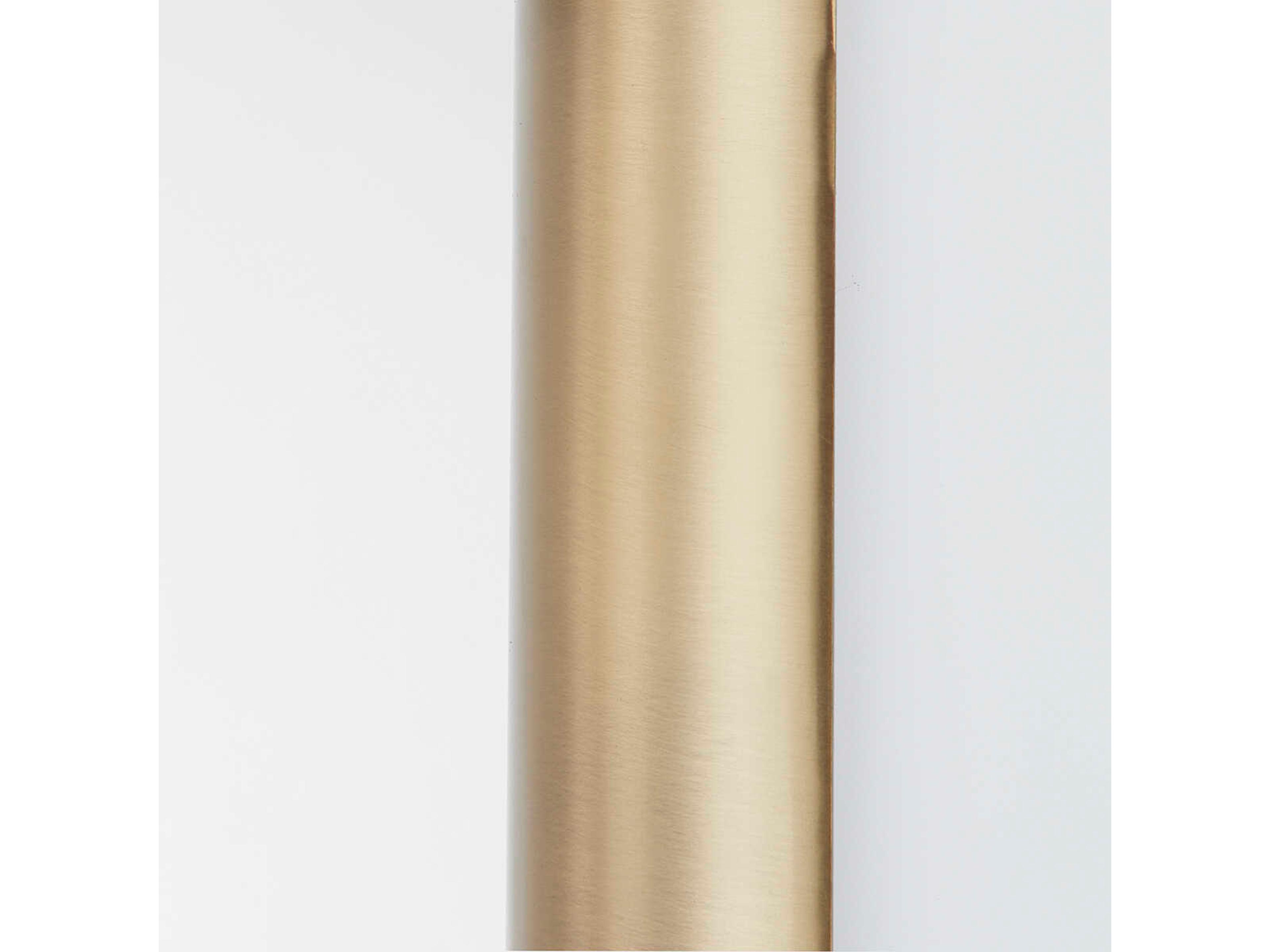 Troy Lighting Titus 1-Light Patina Brass Glass LED Wall Sconce