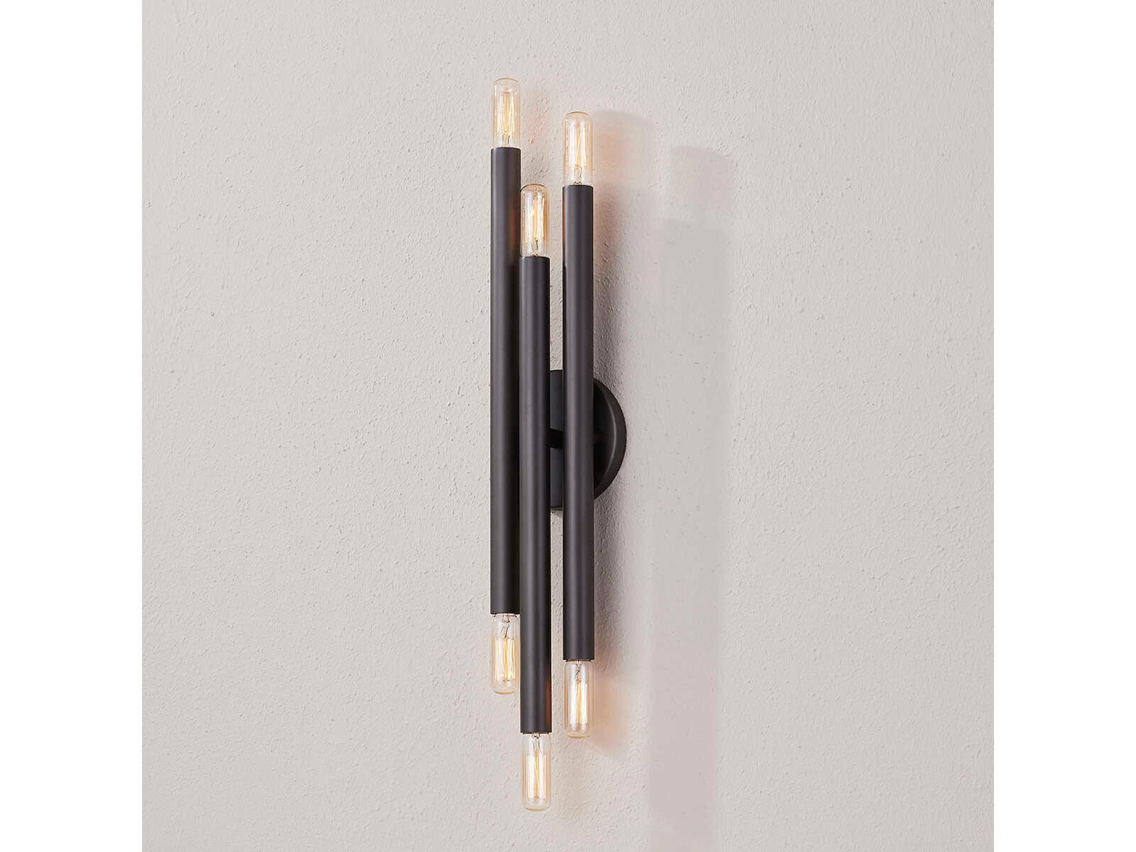 Troy Lighting Orland 6-Light Bronze Black Wall Sconce