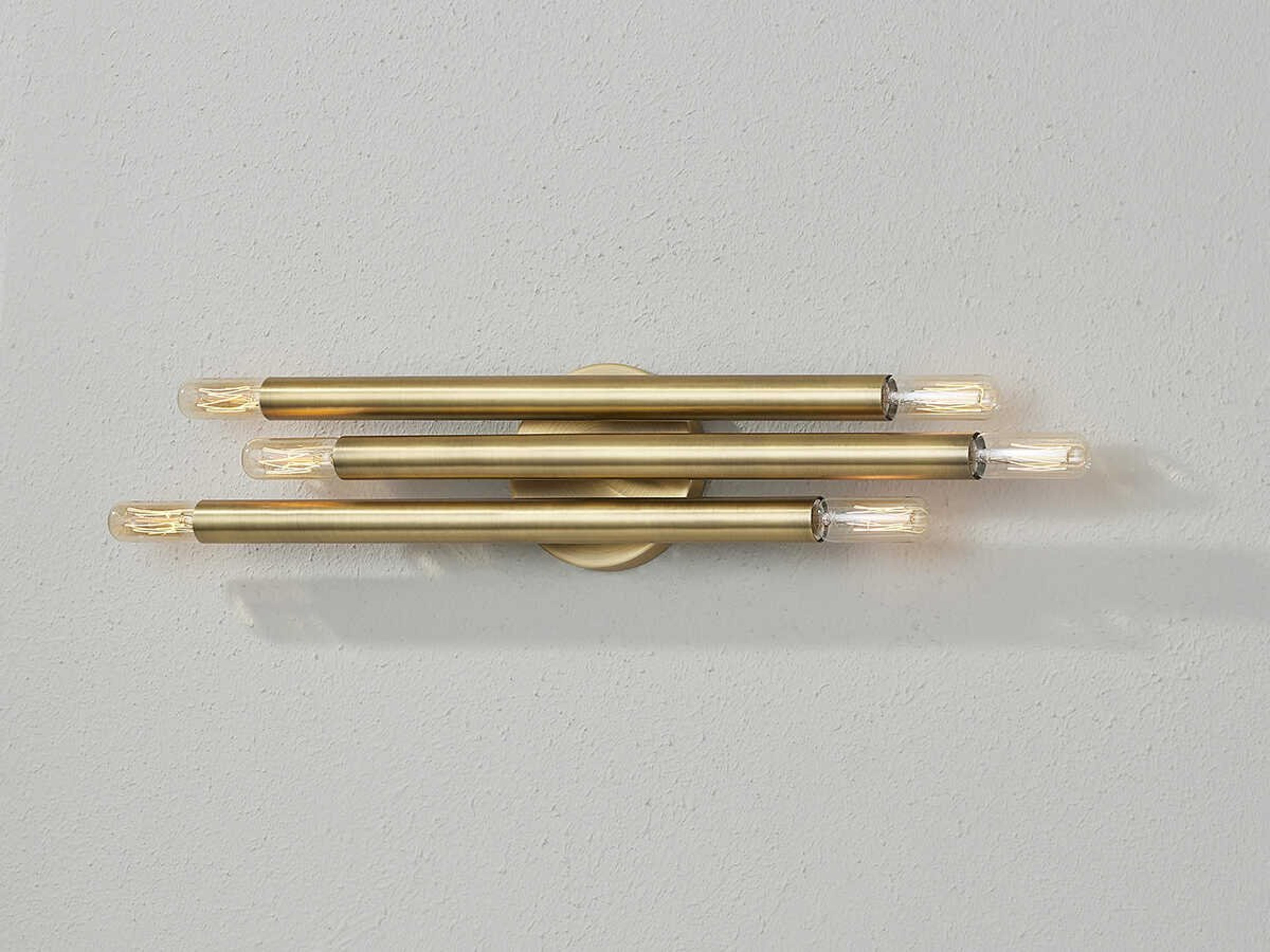 Troy Lighting Orland 6-Light Patina Brass Wall Sconce