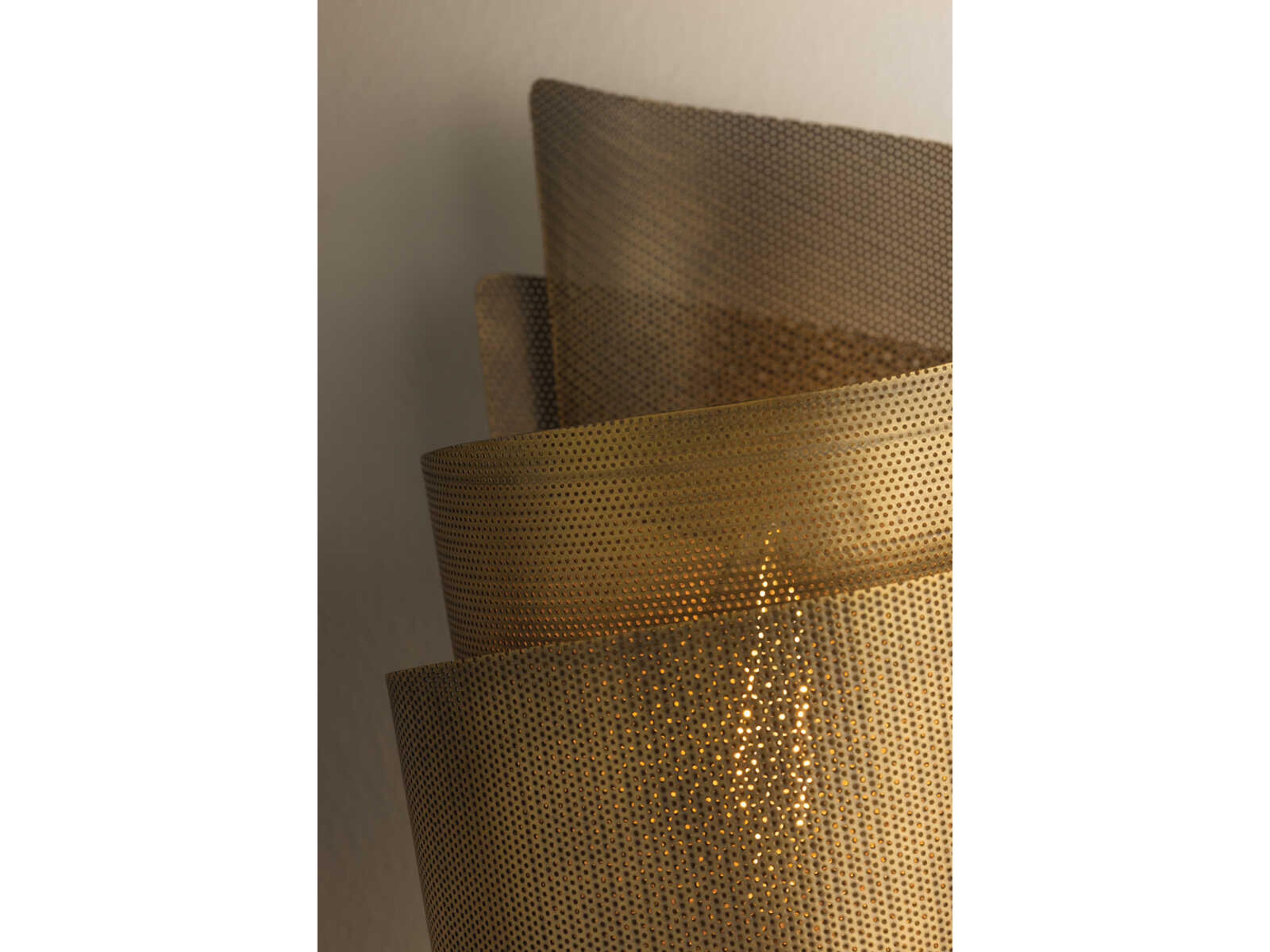 Troy Lighting Blaisdell 1-Light Patina Brass Wall Sconce